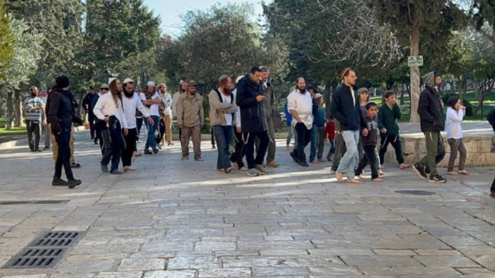 صورة أرشيفية من اقتحامات المستوطنين للمسجد الأقصى المبارك