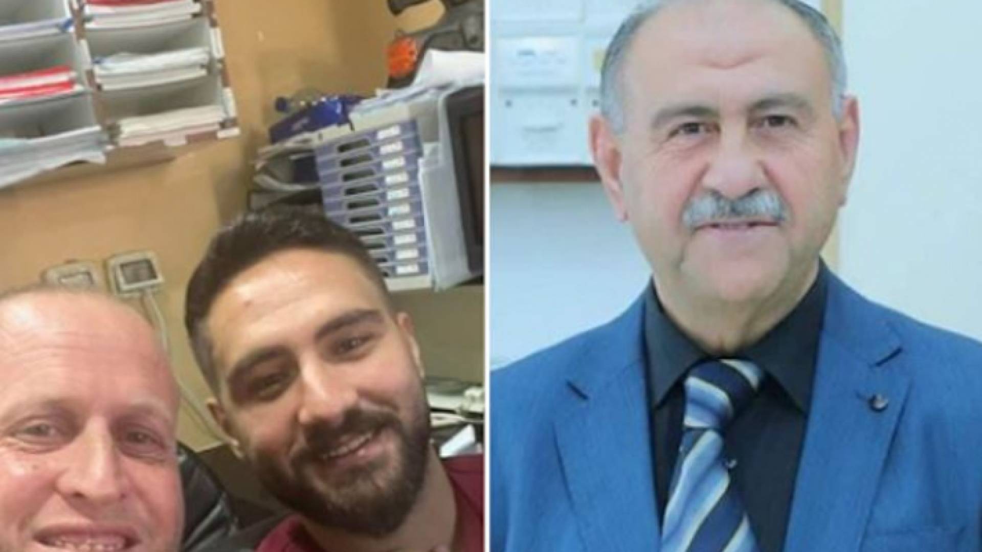 المسعف ووالده الشهيد