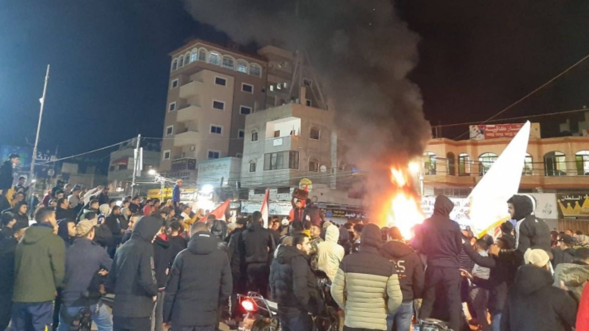 جانب من التظاهرات