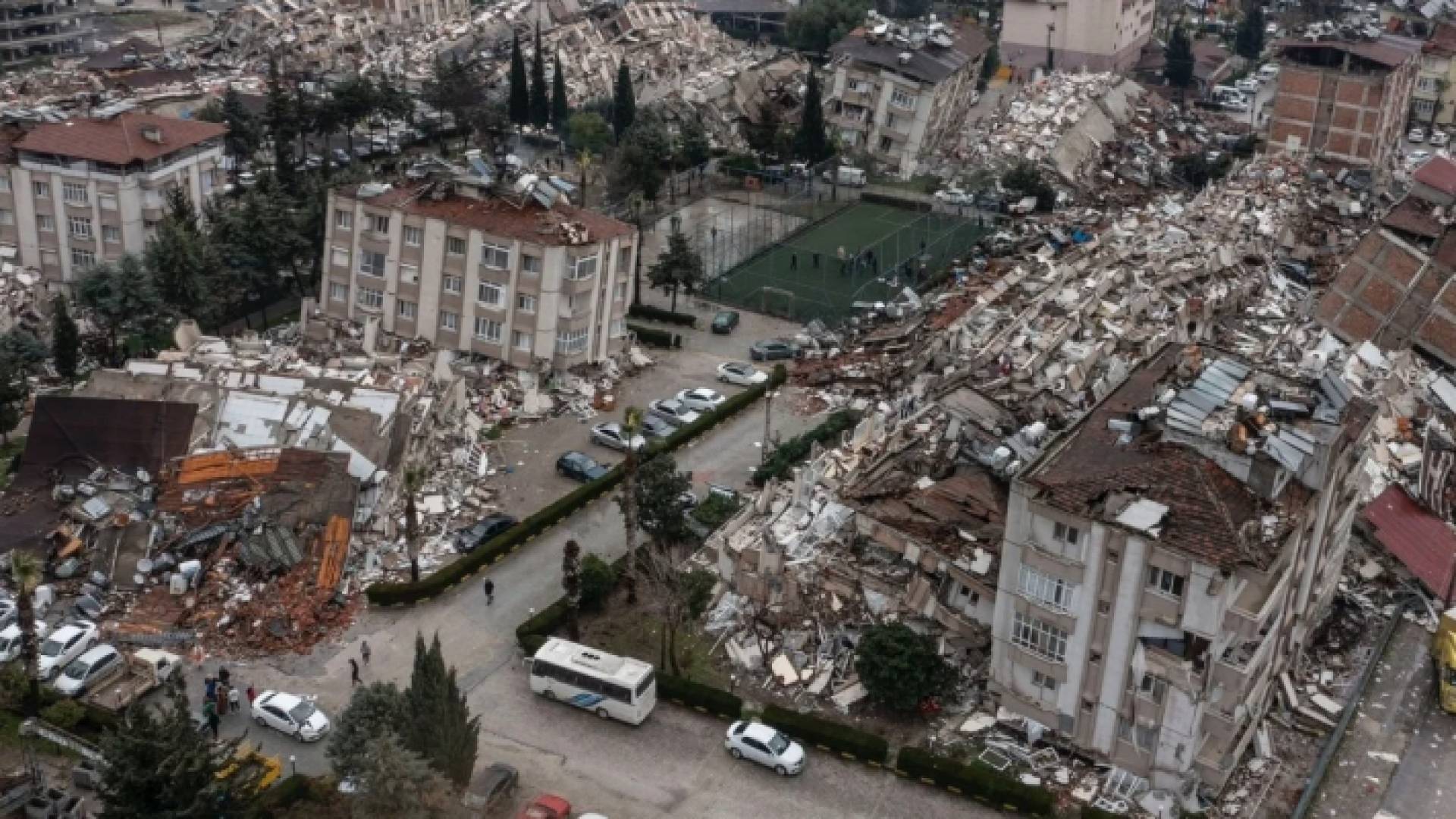 صورة دمار خلفه زلزال تركيا وسوريا