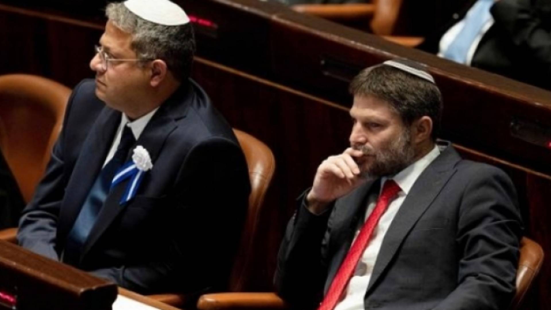 زعيم حركة "الصهيونية الدينية" بتسلئيل سموتريتش ووزير الأمن القومي إيتمار بن غفير