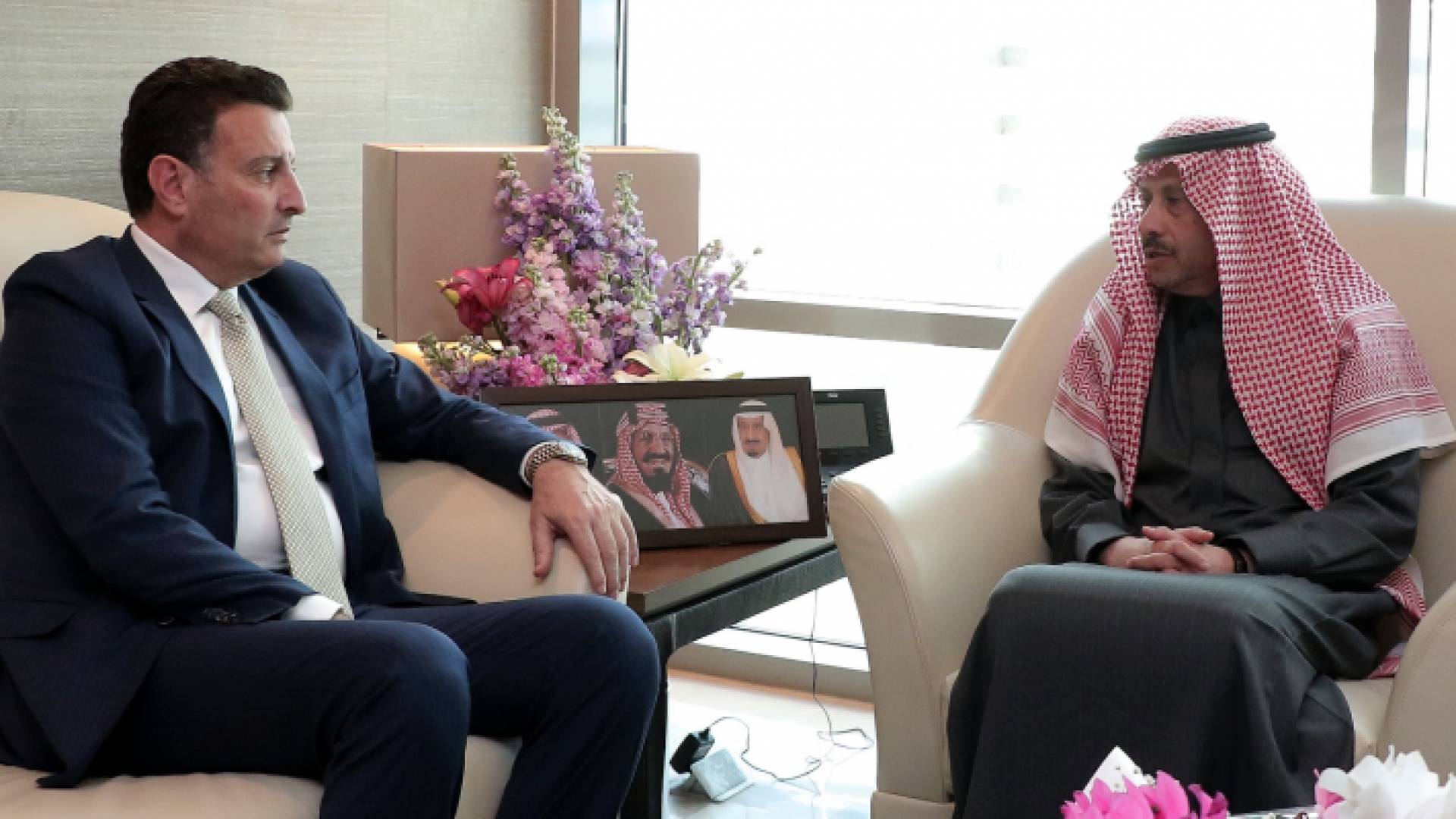 رئيس مجلس النواب والسفير السعودي