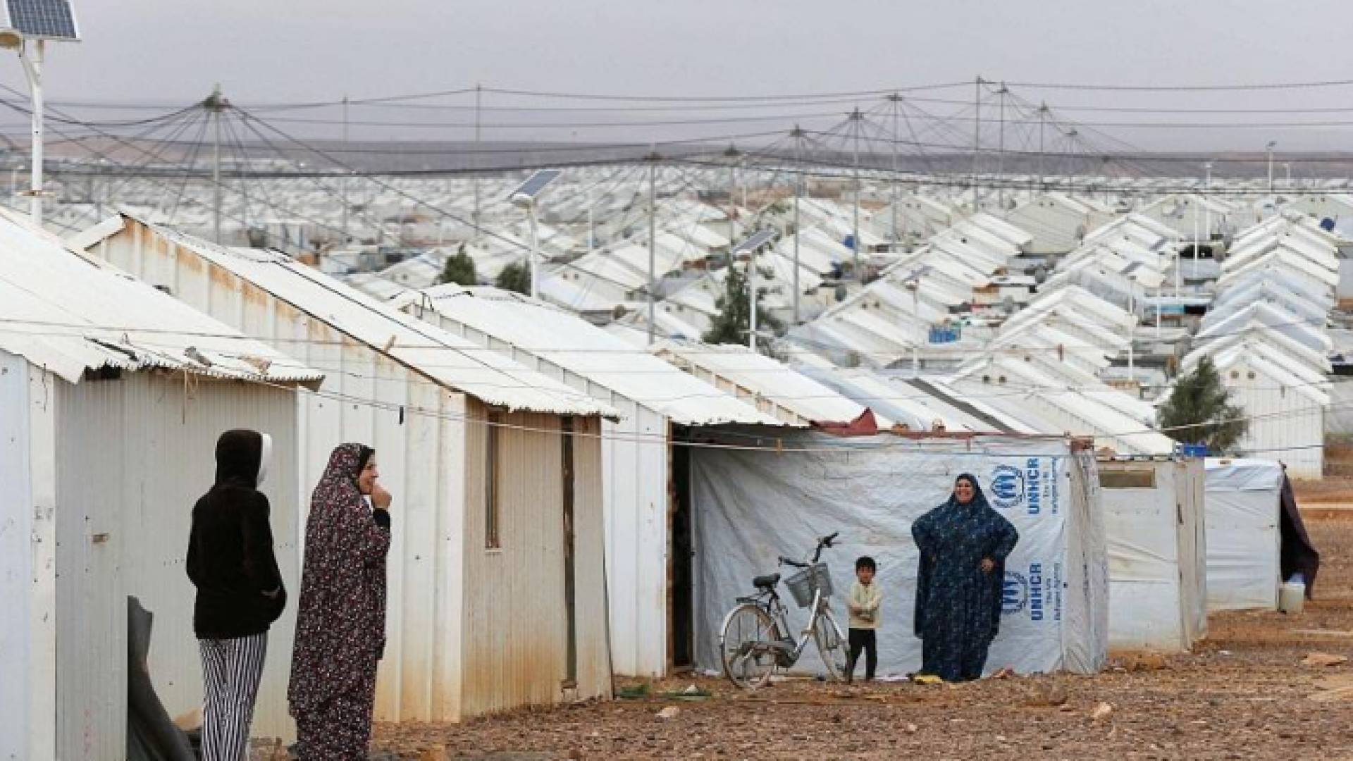 خيم للاجئين في الأردن