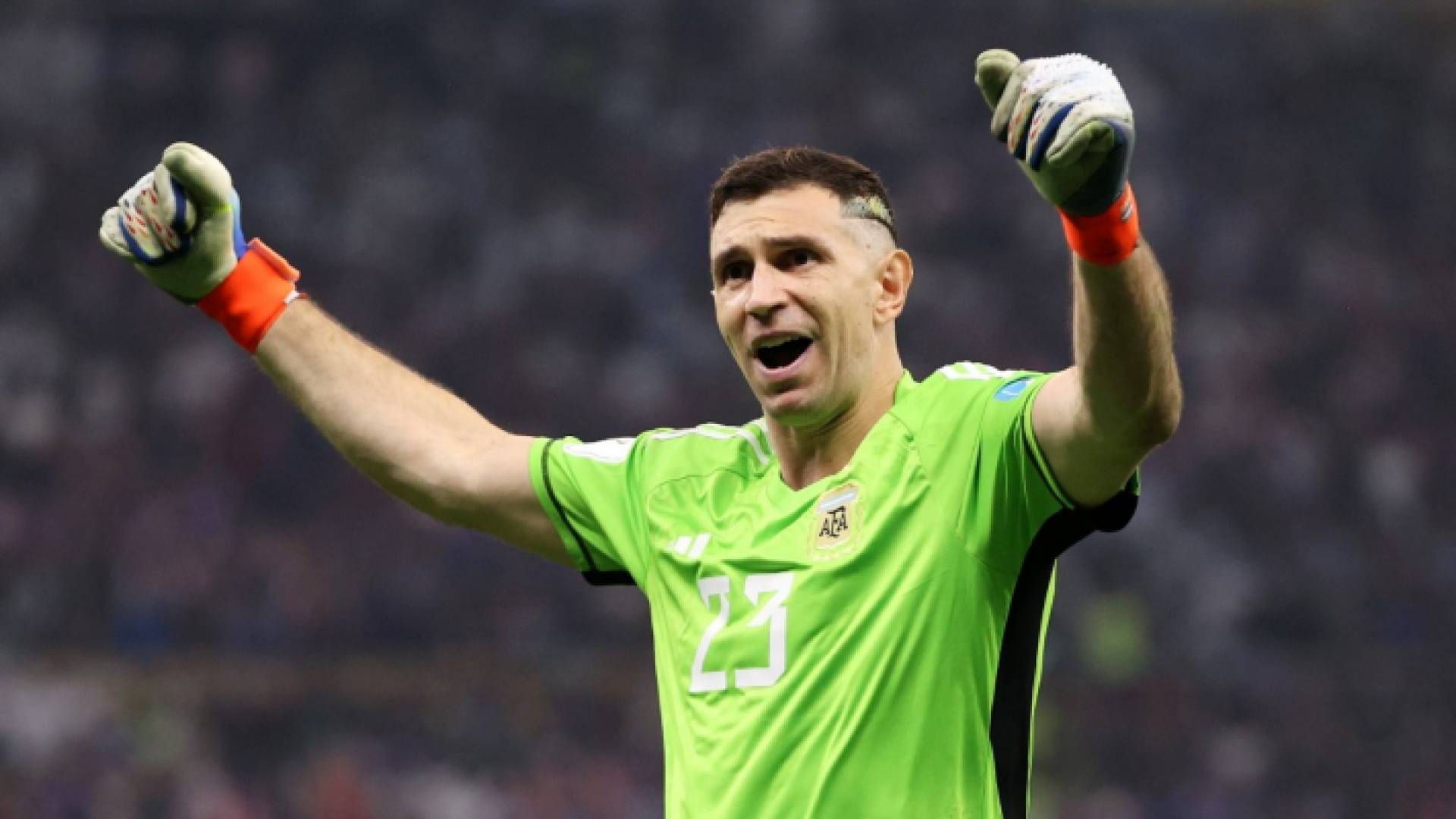 حارس مرمى المنتخب الأرجنتيني إيميليانو مارتينيز