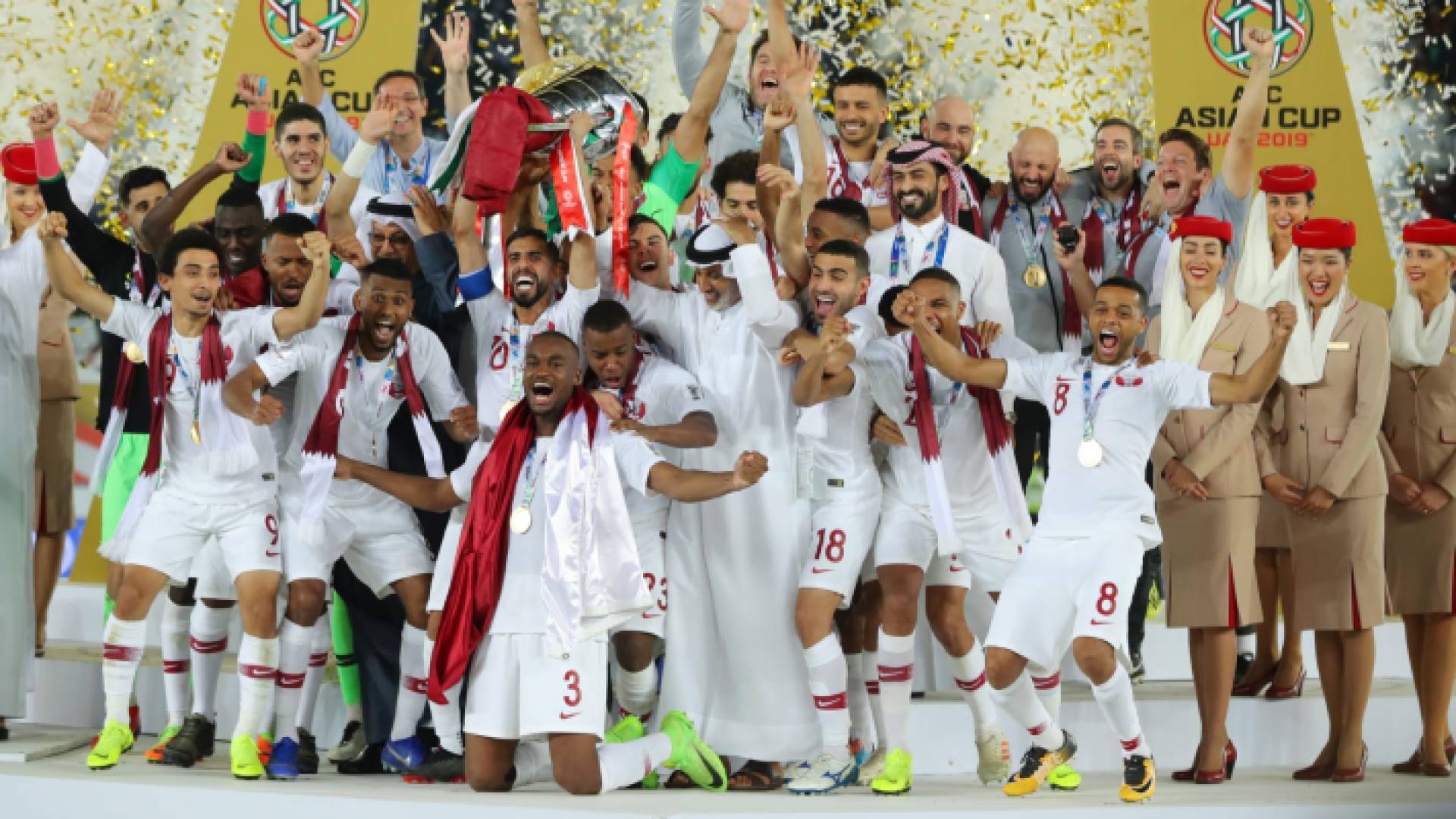 من تتويج المنتخب القطري بلقب النسخة الأخيرة