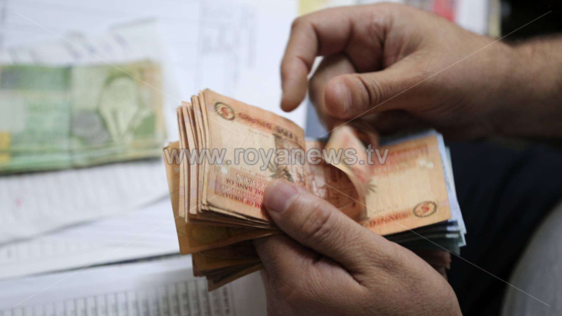 عملة ورقية أردنية