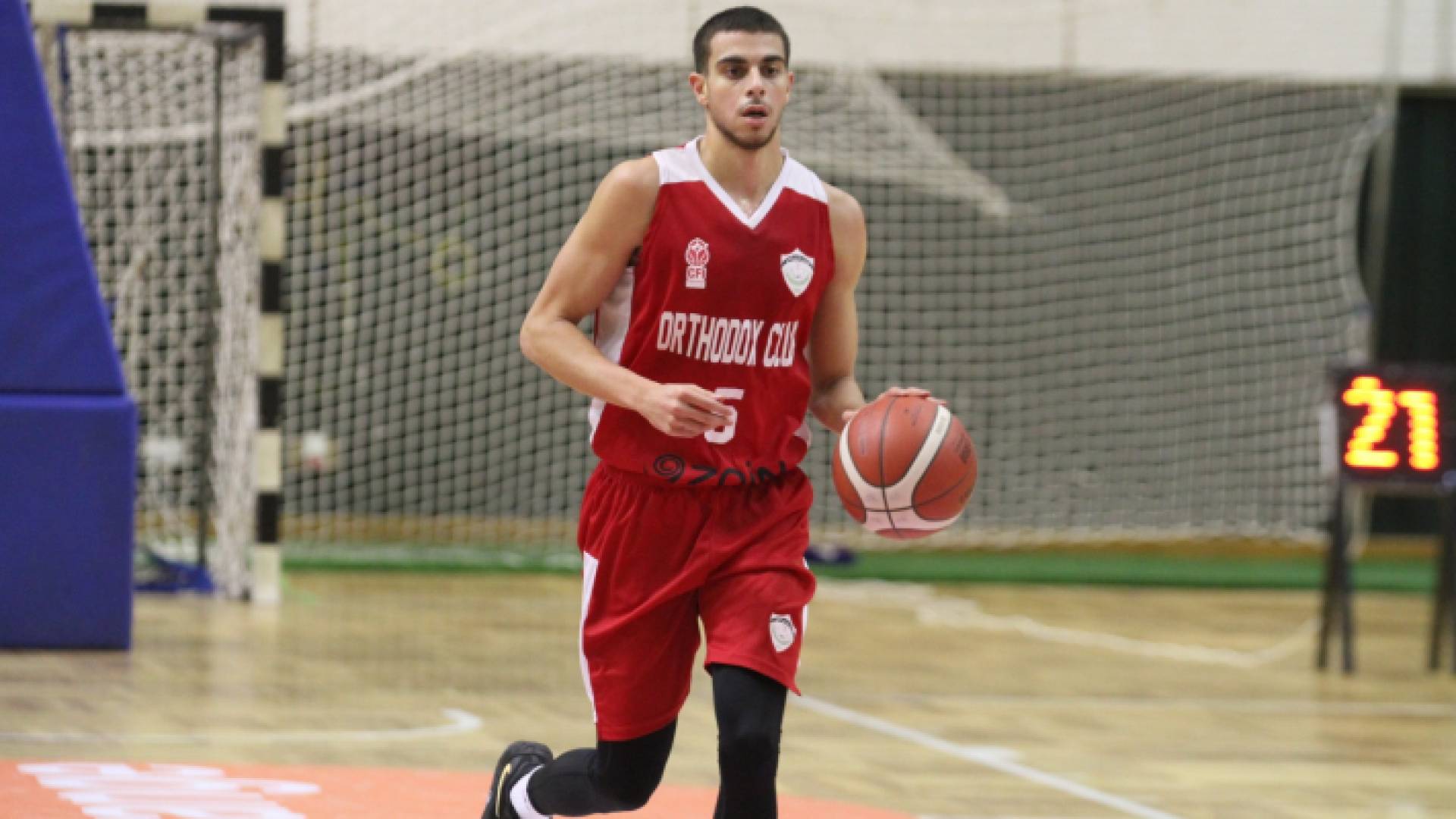 لاعب فريق الأرثوذكسي فريدي إبراهيم