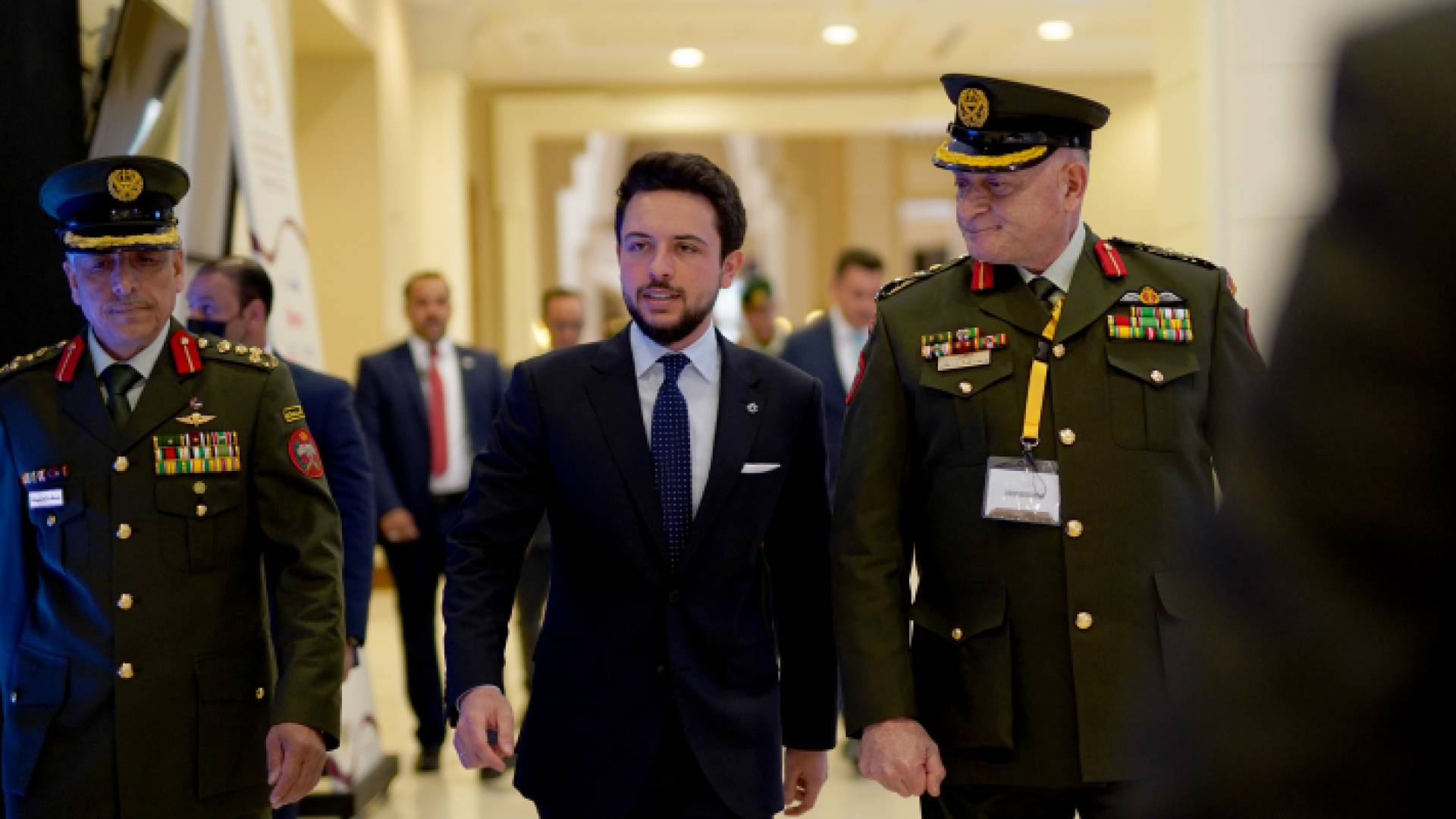 جانب من افتتاح ولي العهد للمؤتمر العاشر للخدمات الطبية الملكية