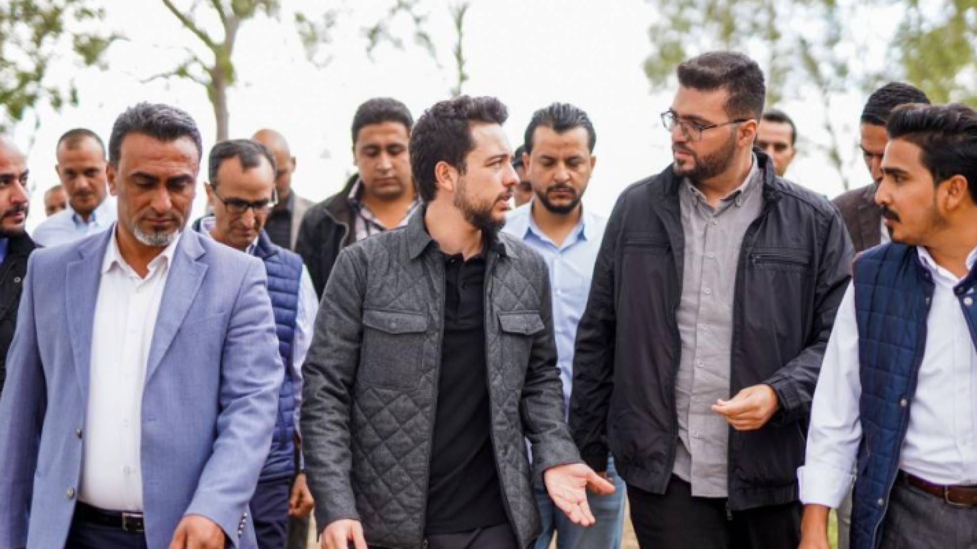جانب من لقاء ولي العهد بناشطين في الأغوار الشمالية