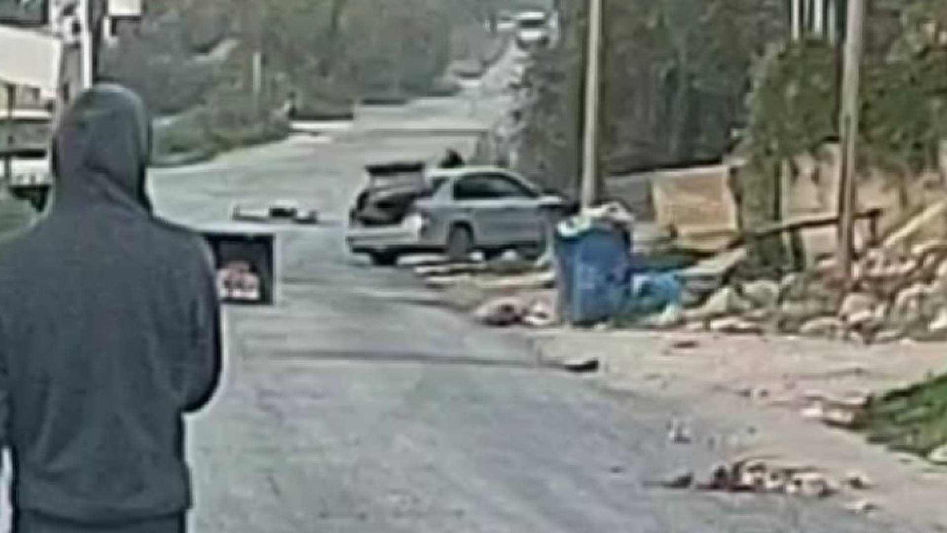 صورة المركبة التي استهدفها قوات الاحتلال في جبع