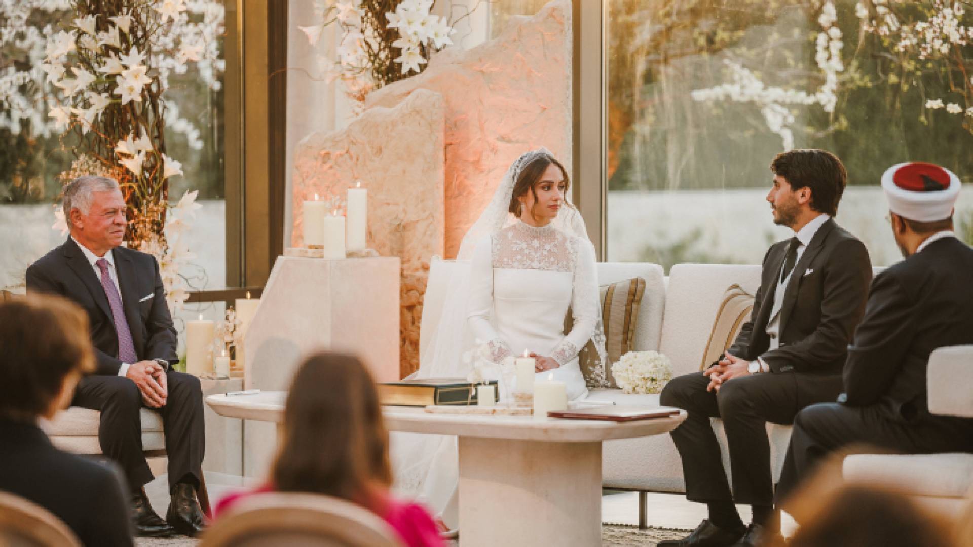 الأميرة إيمان بنت عبدالله الثاني وزوجها السيد جميل ألكساندر ترميوتس