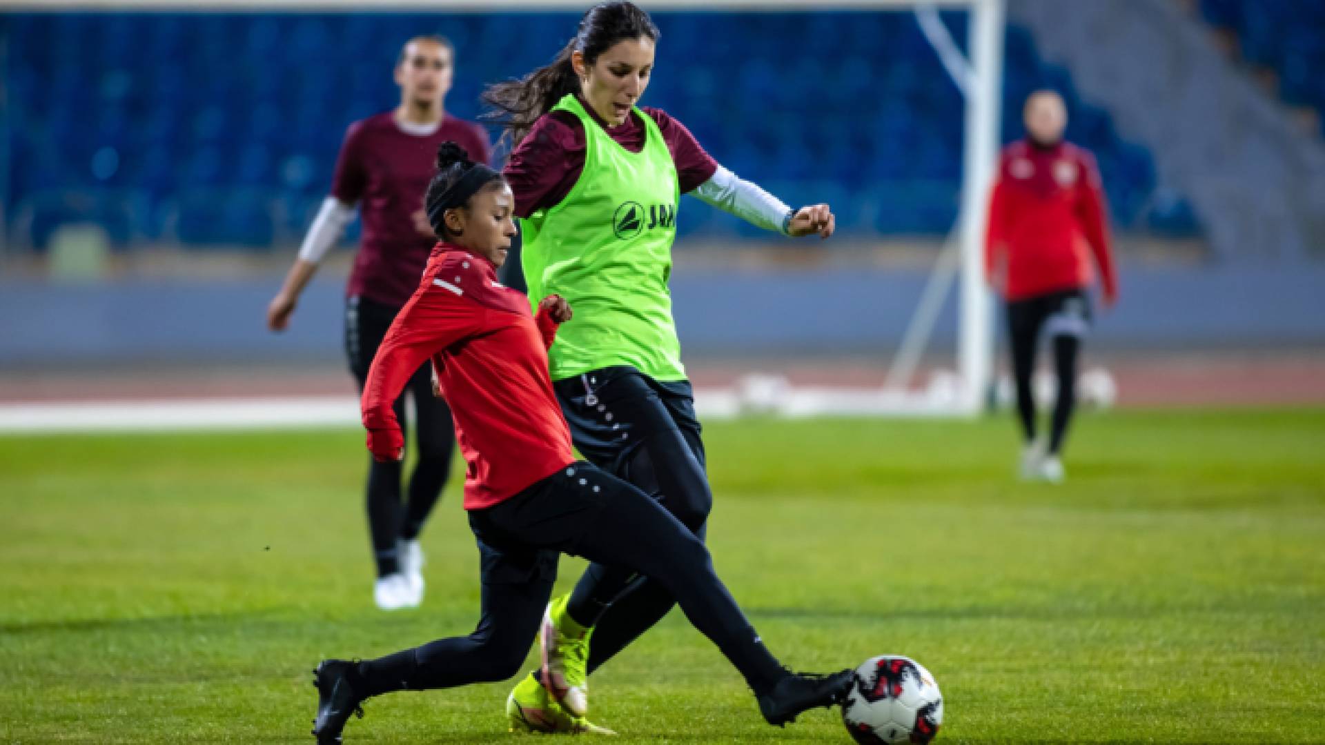 من تدريبات المنتخب الوطني