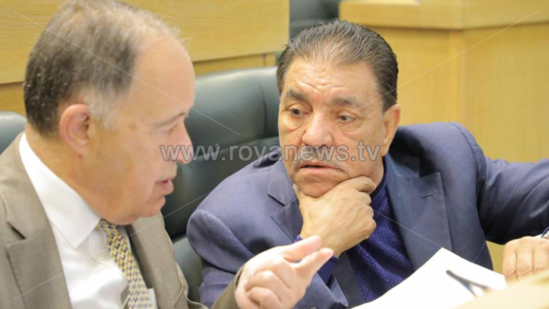 النائب فواز الزعبي ووزير المياه محمد النجار