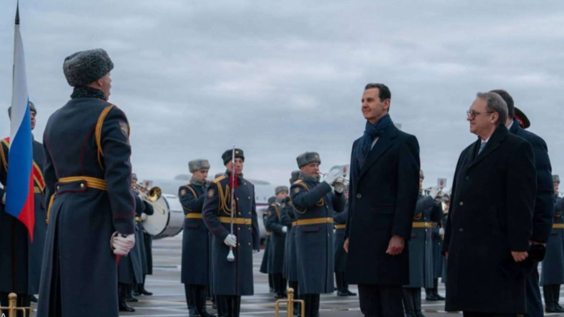 الرئيس السوري لدى وصوله العاصمة الروسية موسكو