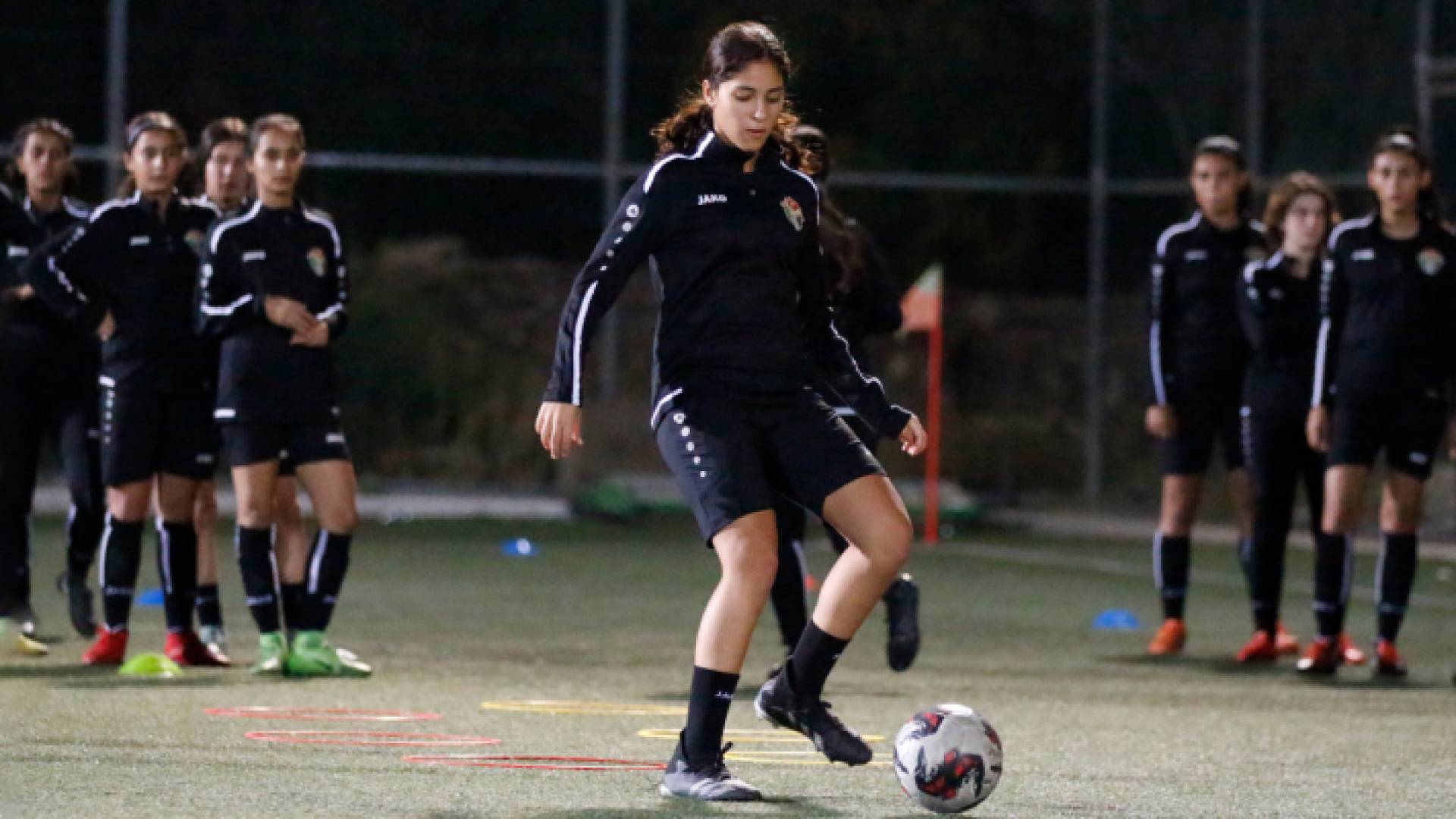 من تدريبات المنتخب الوطني