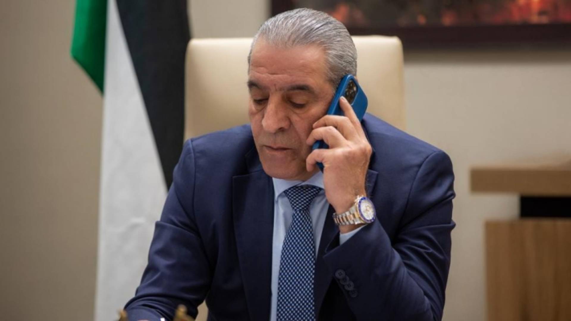 أمين سر اللجنة التنفيذية لمنظمة التحرير الفلسطينية حسين الشيخ