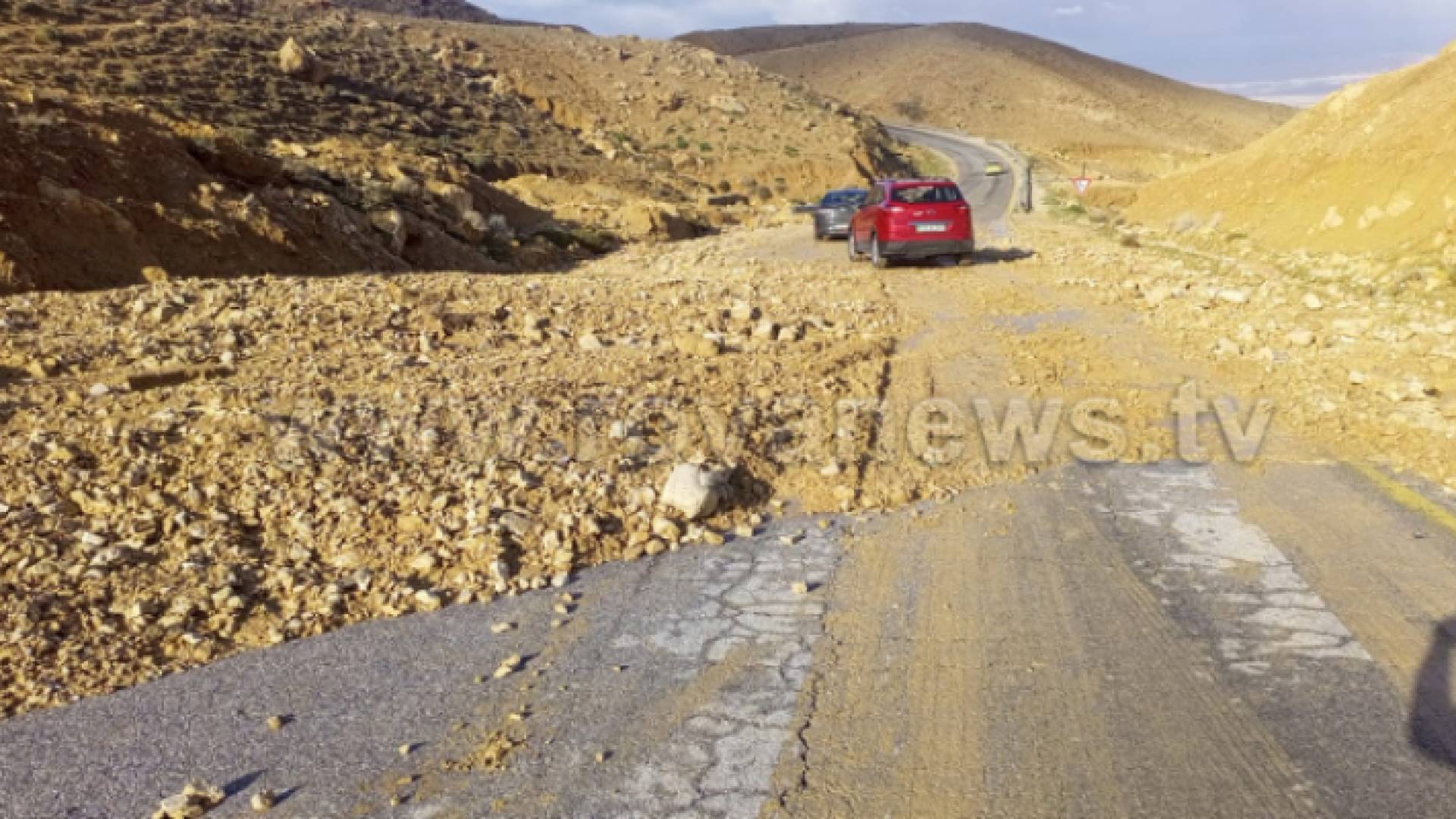 إعاقة المرور بسبب انجراف التربة