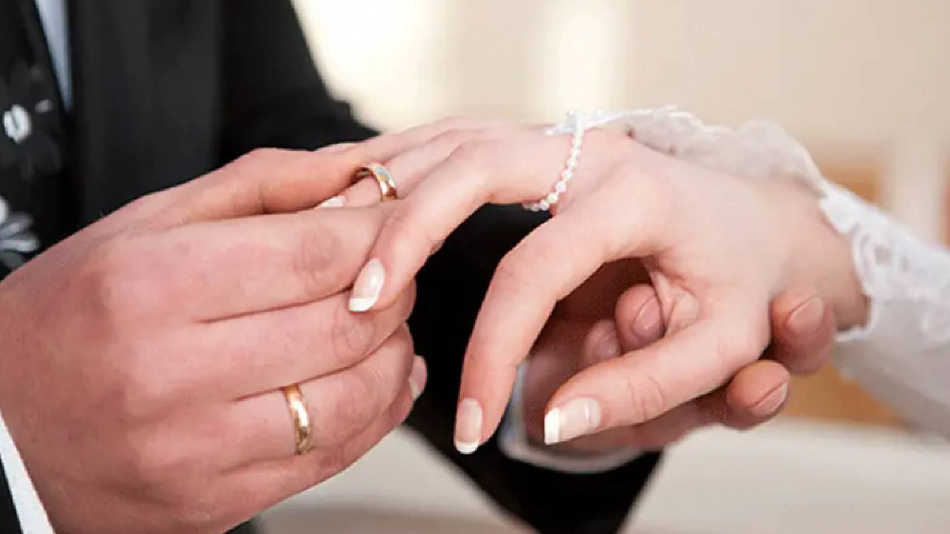 صورة لمراسم زواج