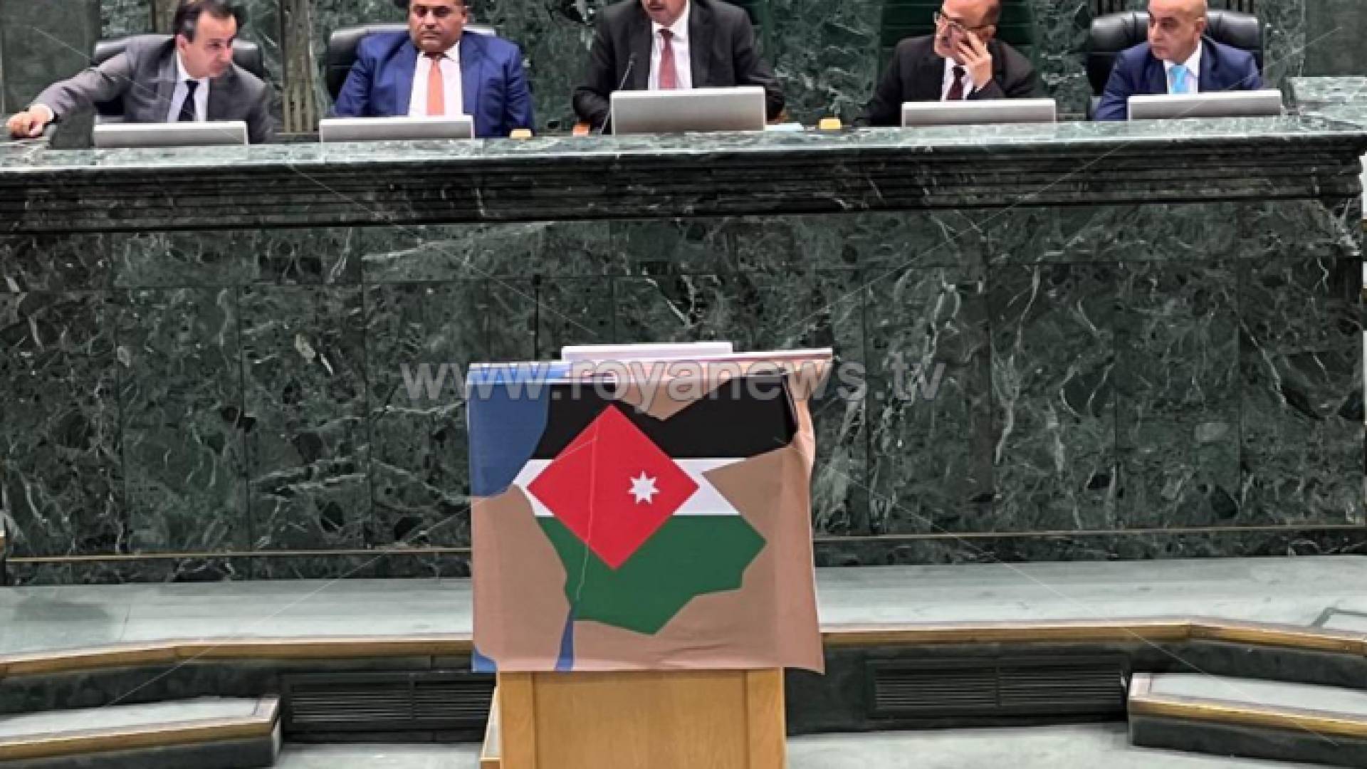 خارطة الأردن وفلسطين