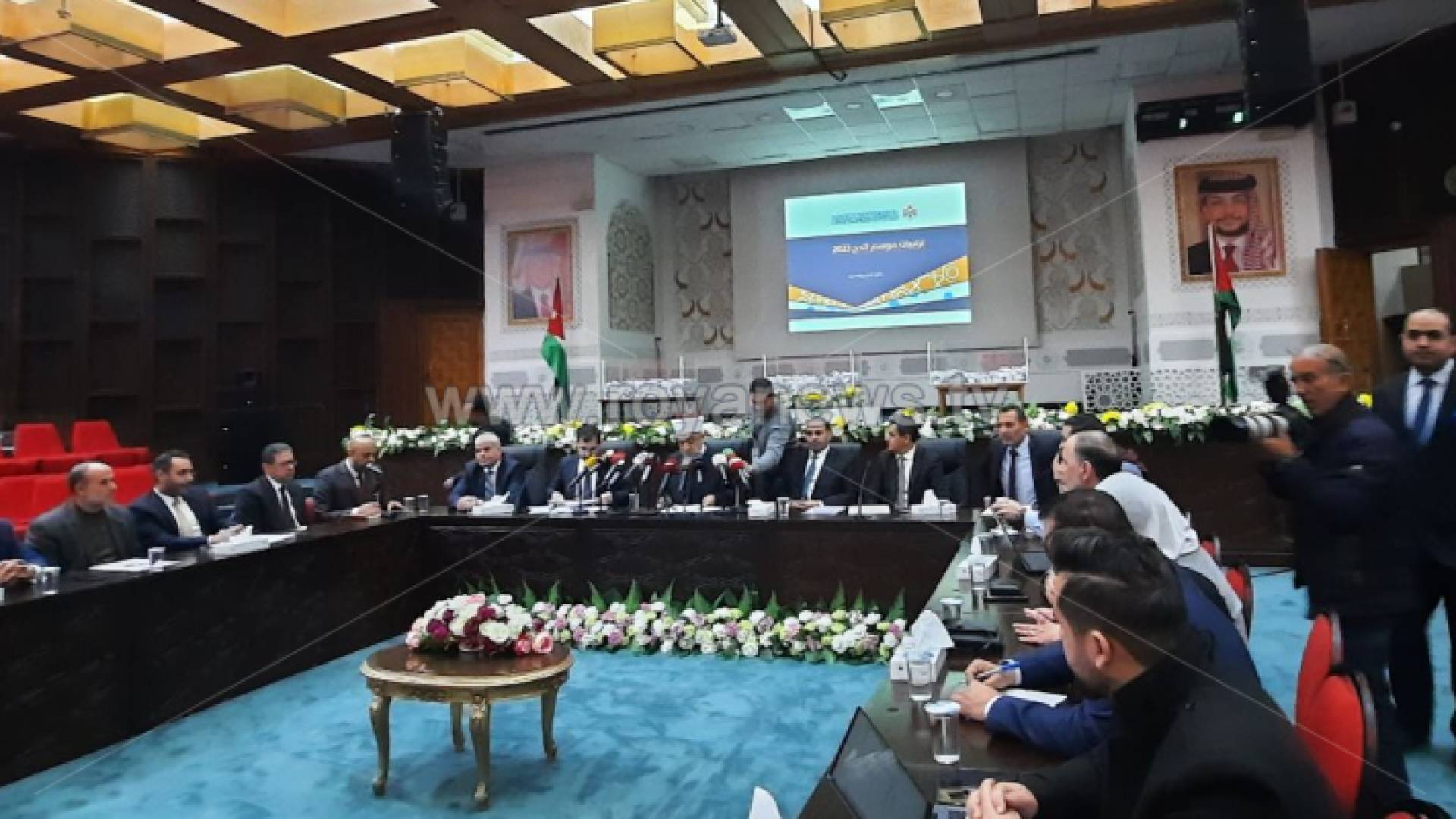 جانب من المؤتمر الصحفي