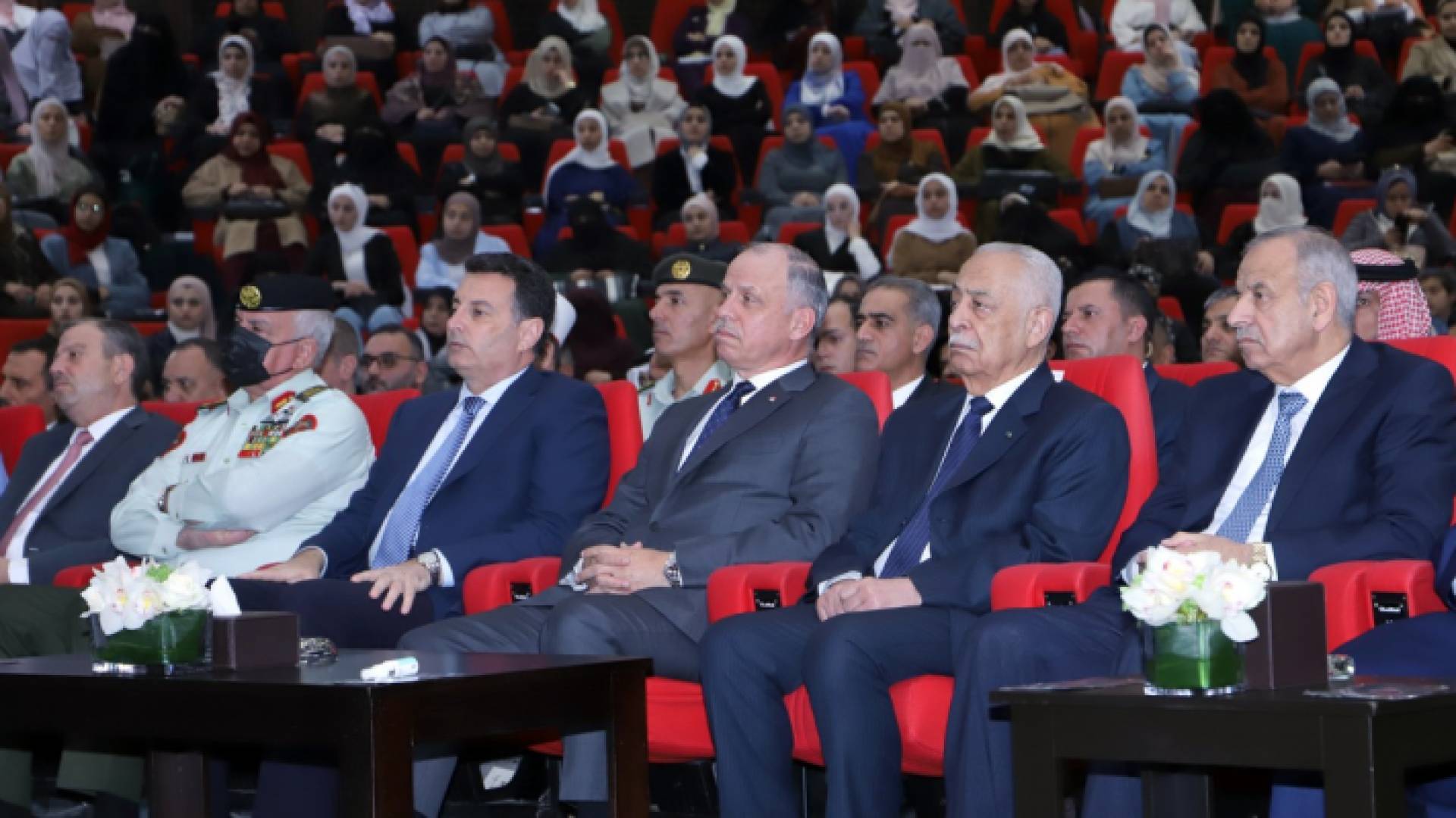 جانب من رعاية الأمير فيصل بن الحسين لافتتاح المجالس العلمية الهاشمية