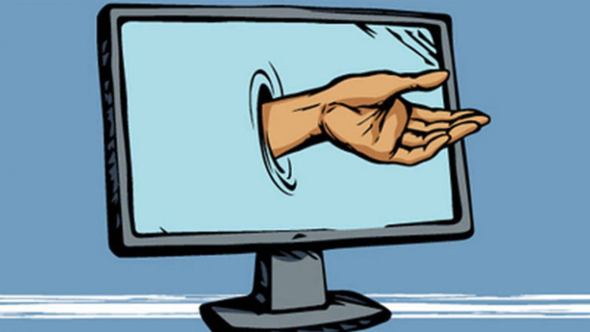 صورة تعبيرية لتسول إلكتروني