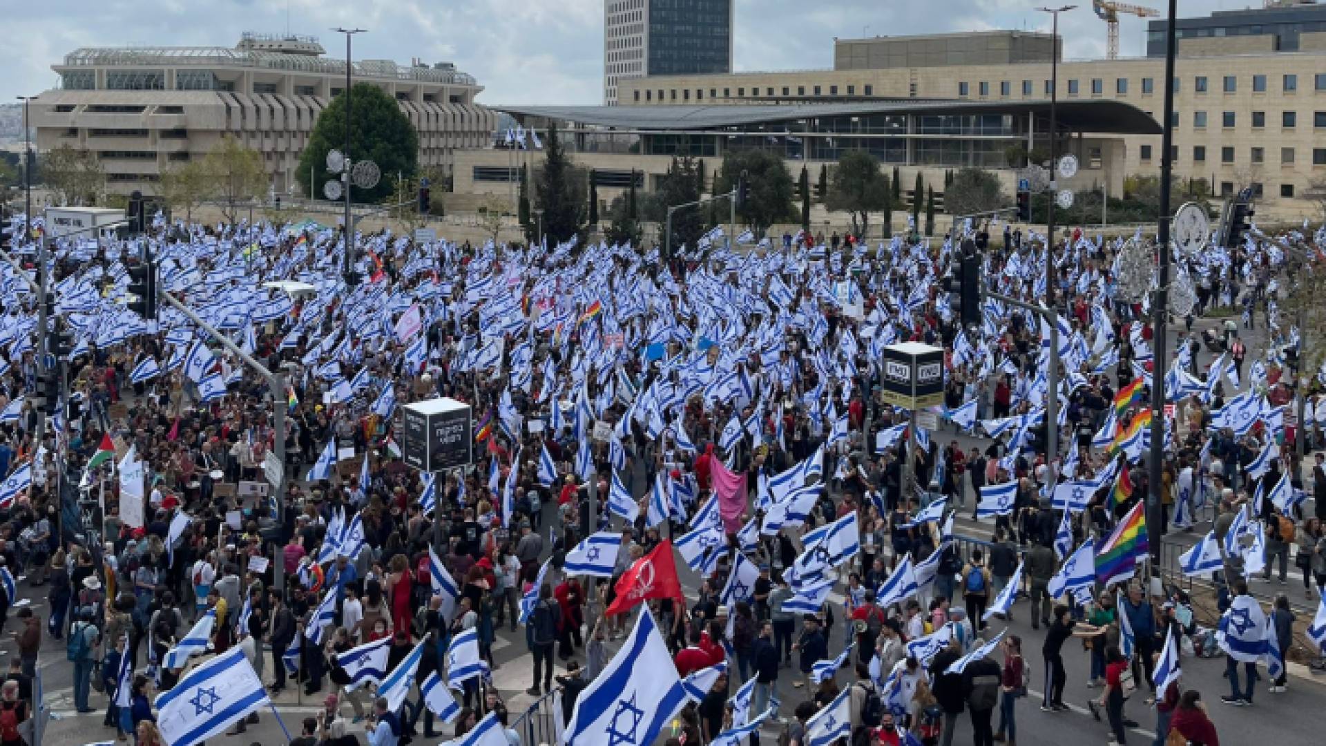 تظاهرات المستوطنين ضد تعديلات نتنياهو