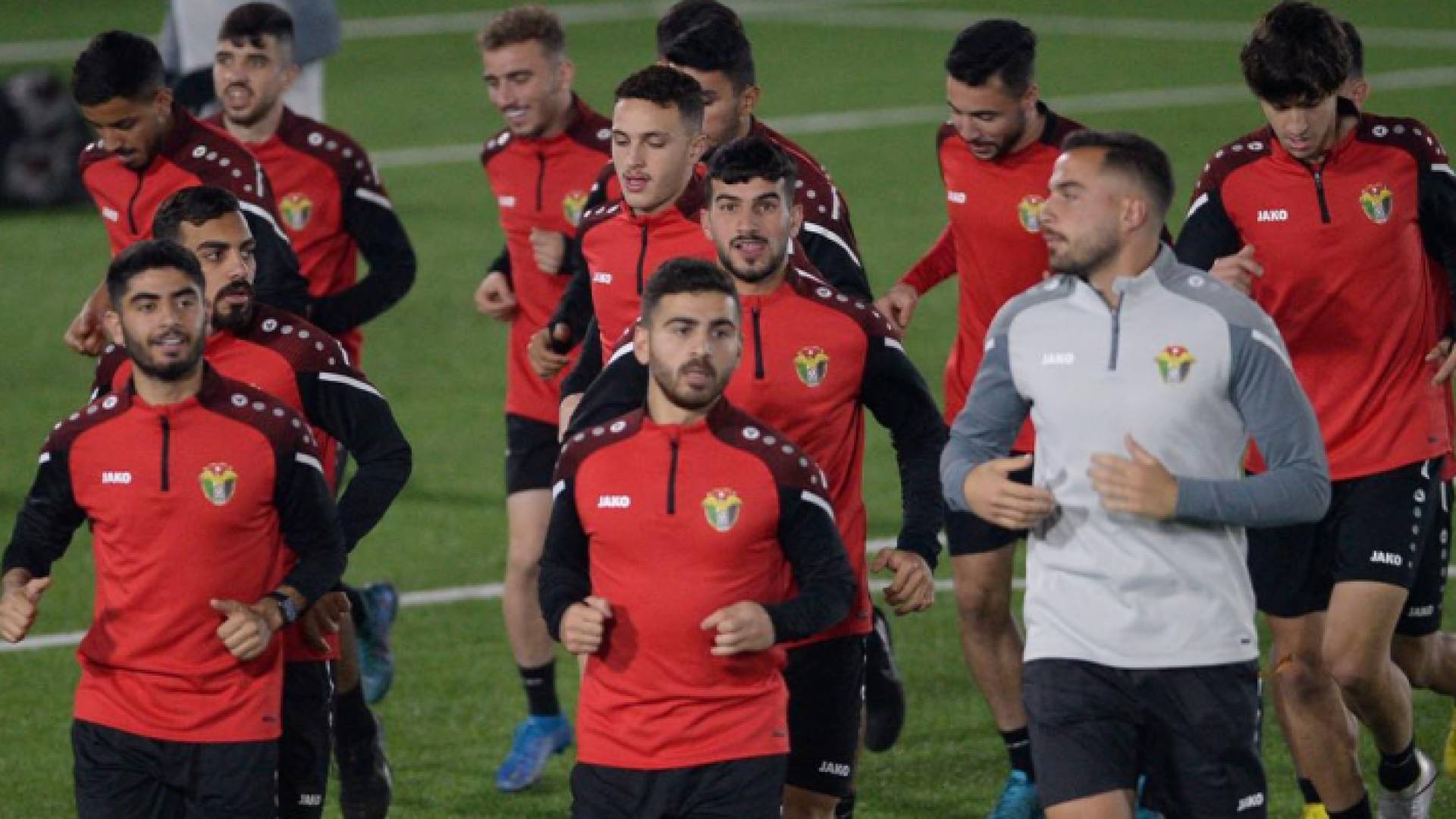 المنتخب الوطني أثناء التدريب