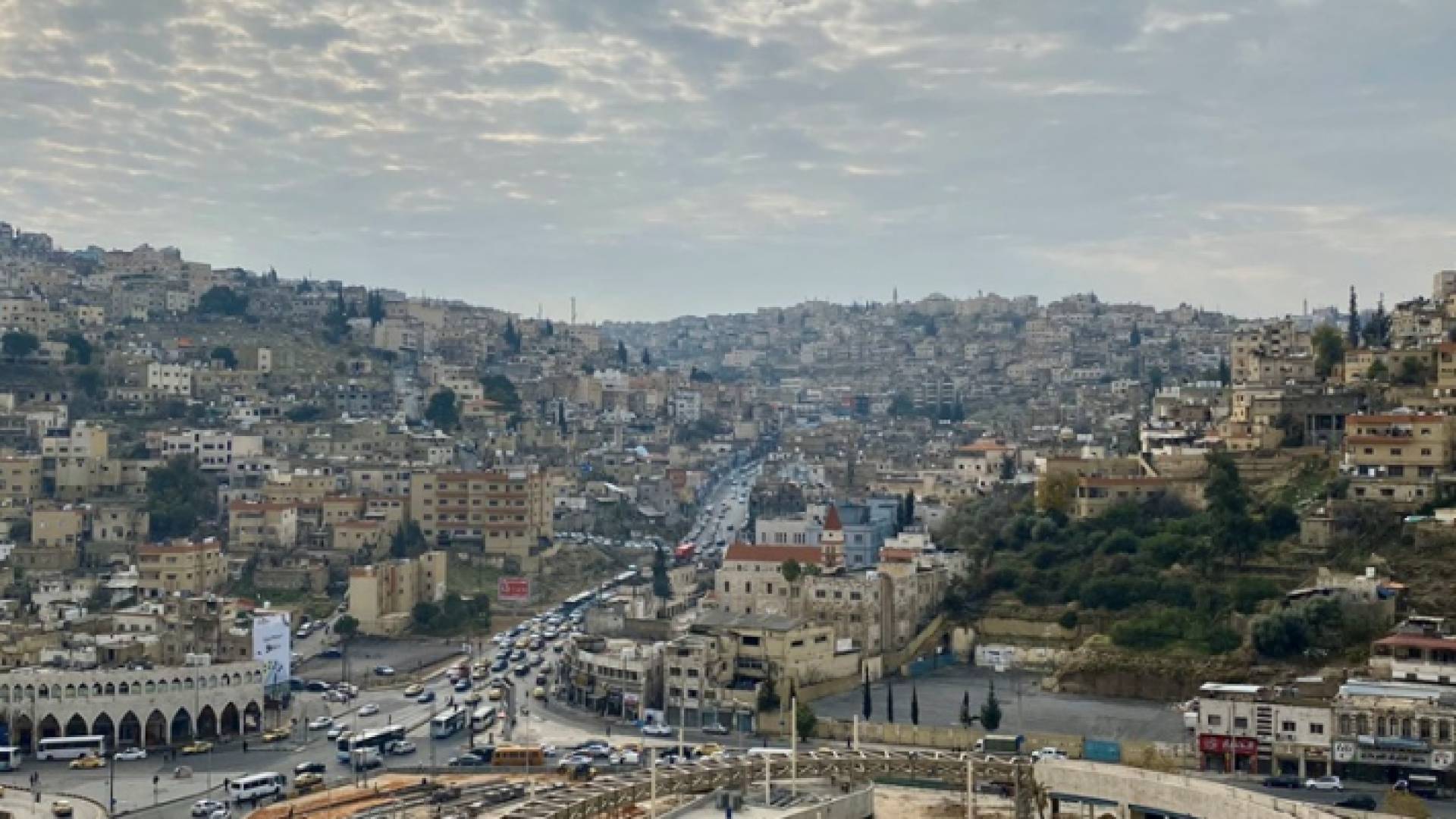 لقطة عامة للعاصمة عمان