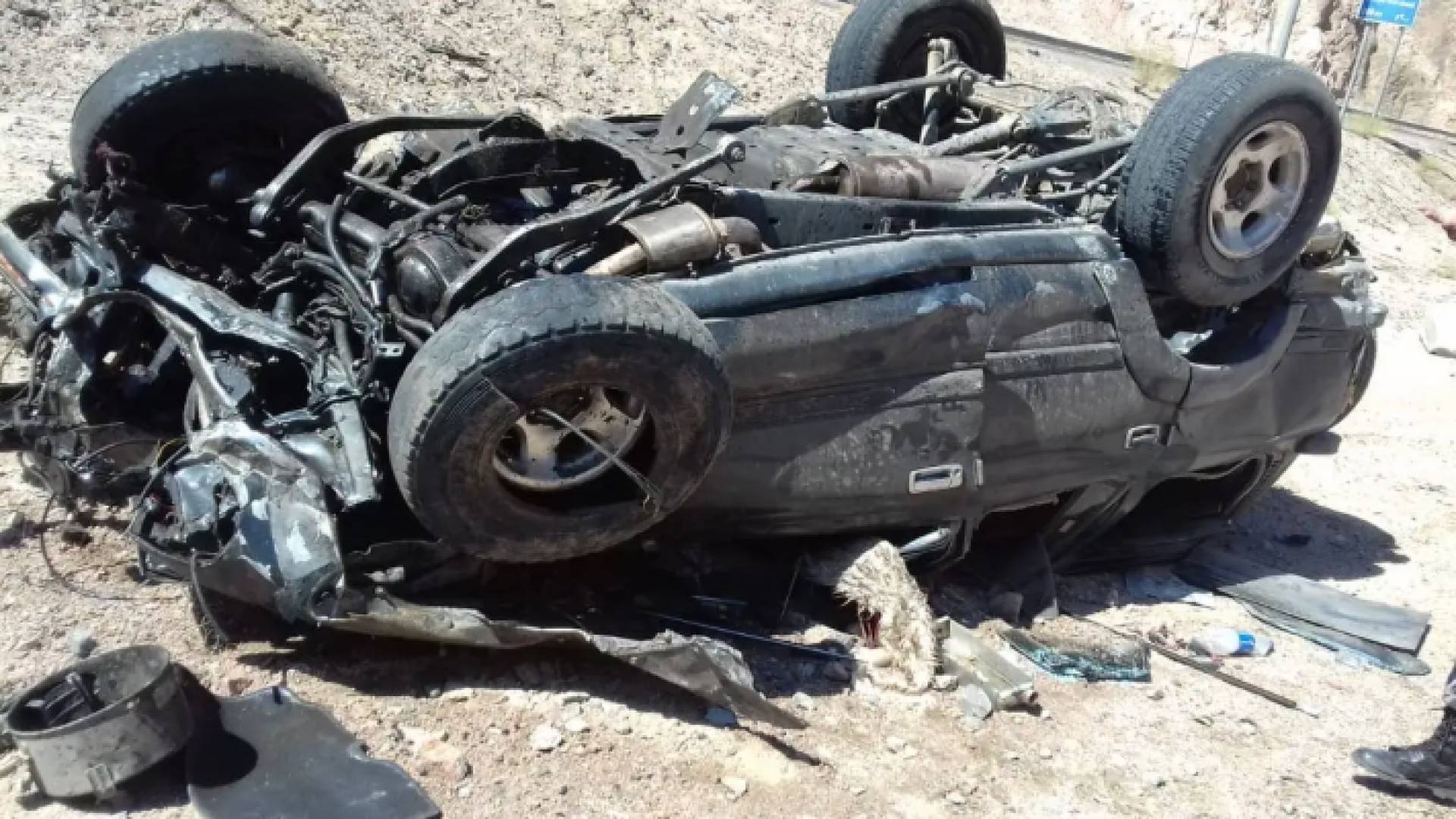 صورة أرشيفية لمركبة متدهورة