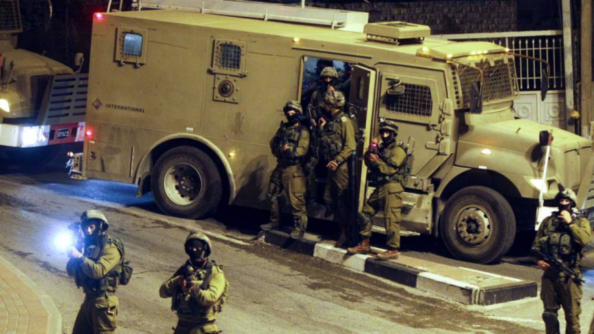 قوات الاحتلال خلال اقتحام إحدى المدن الفلسطينية