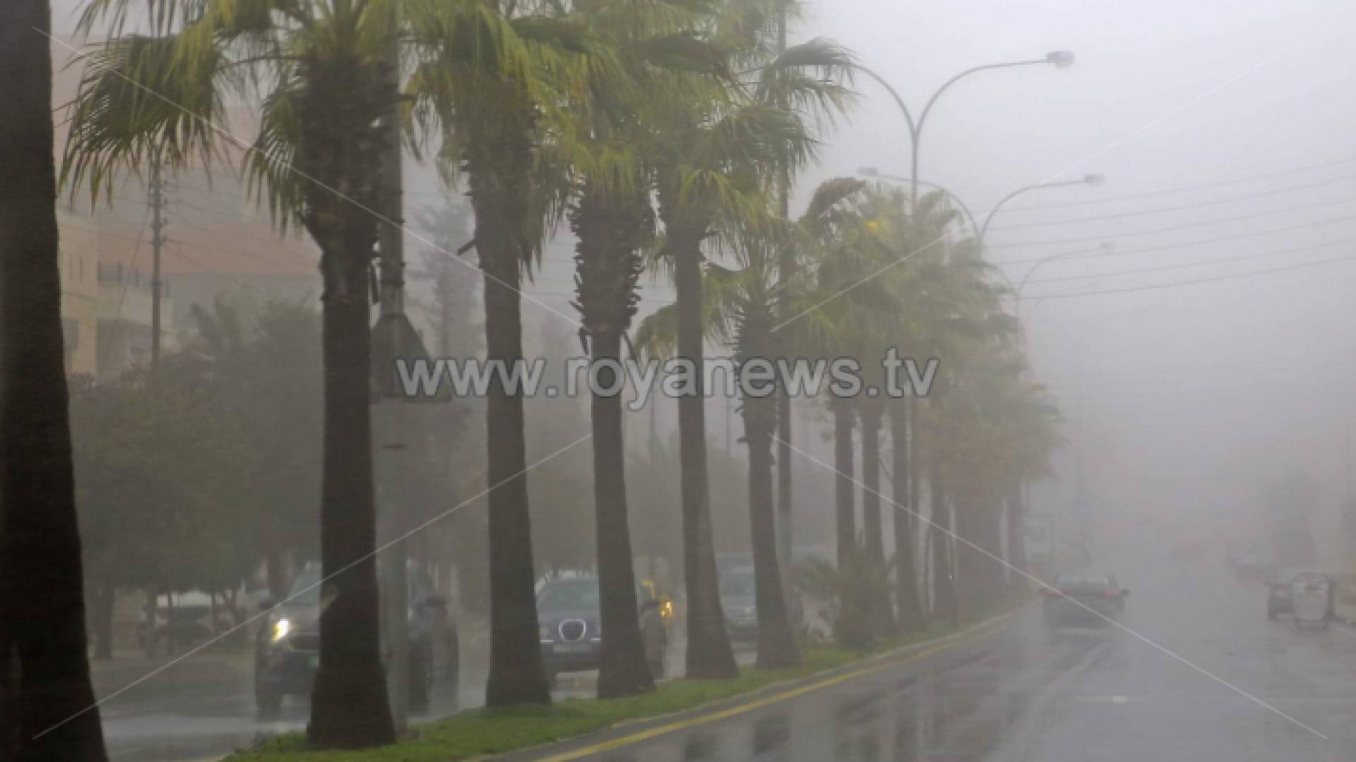 أجواء ماطرة في العاصمة عمان