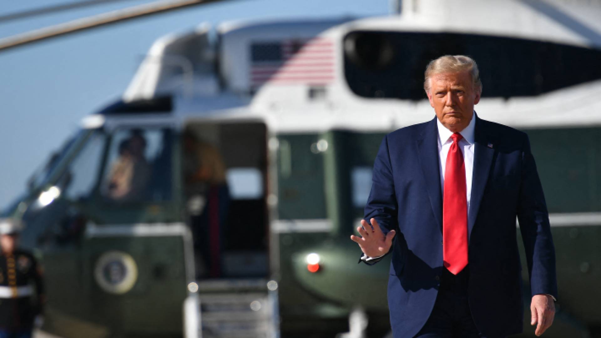 الرئيس الأمريكي السابق "دونالد ترامب"