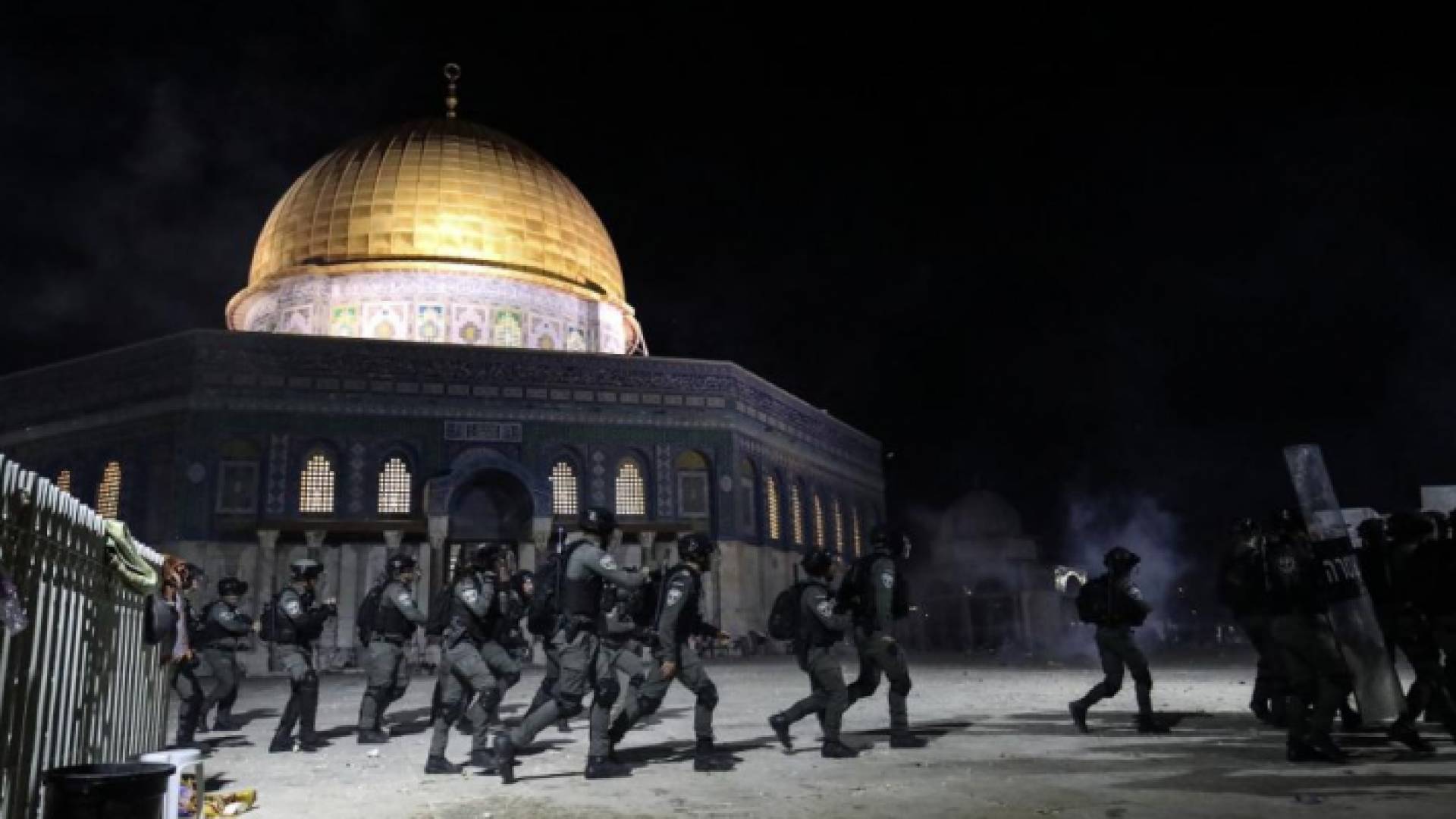 قوات الاحتلال في باحات المسجد الأقصى - أرشيفية