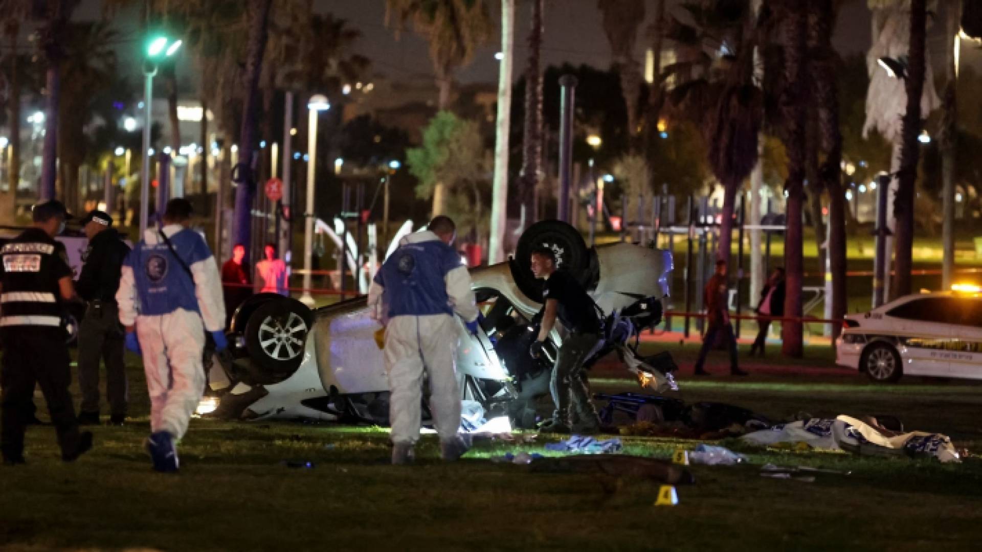 موقع عملية الدهس وإطلاق نار في تل أبيب