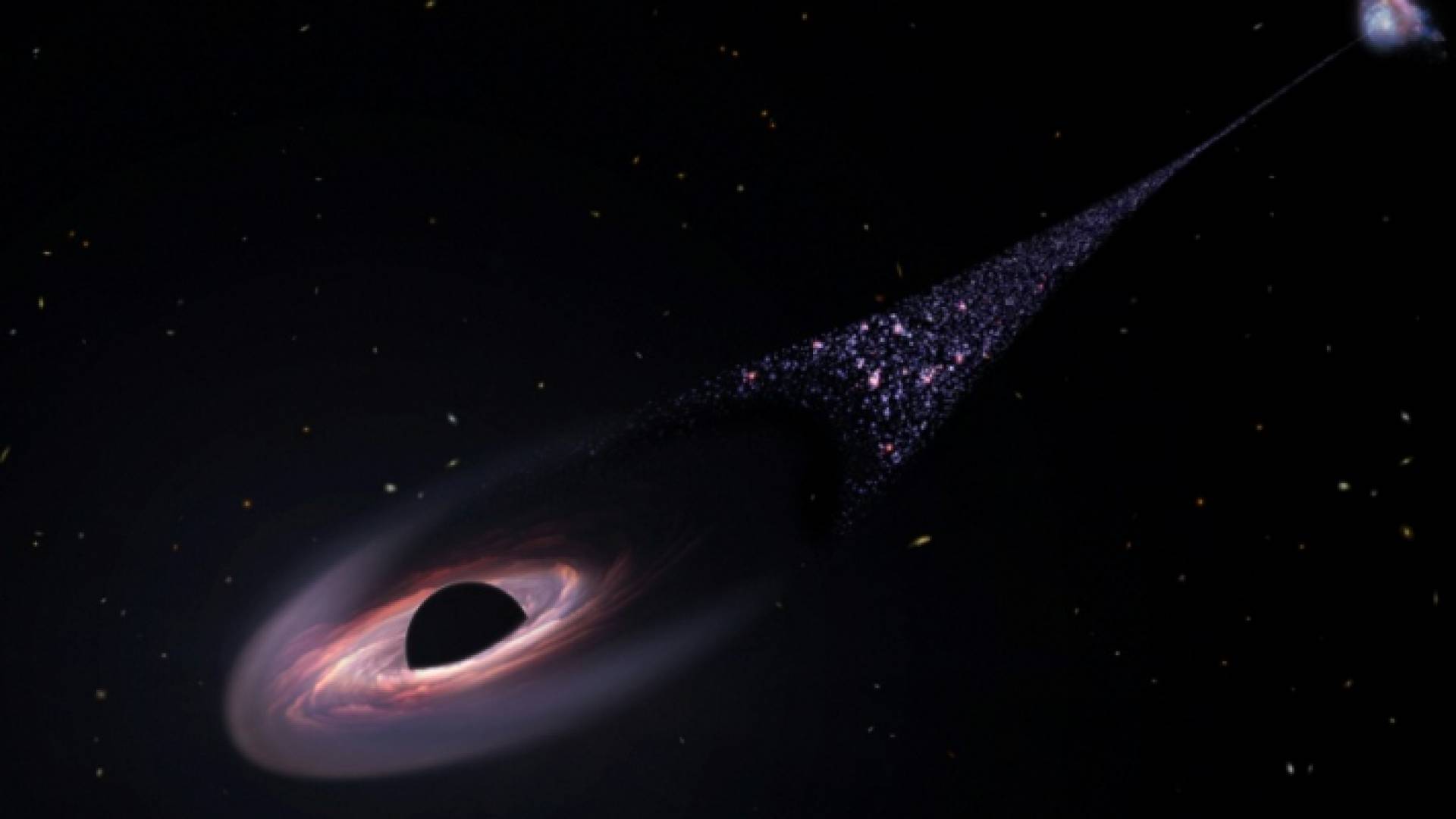 صورة لقب أسود في الفضاء