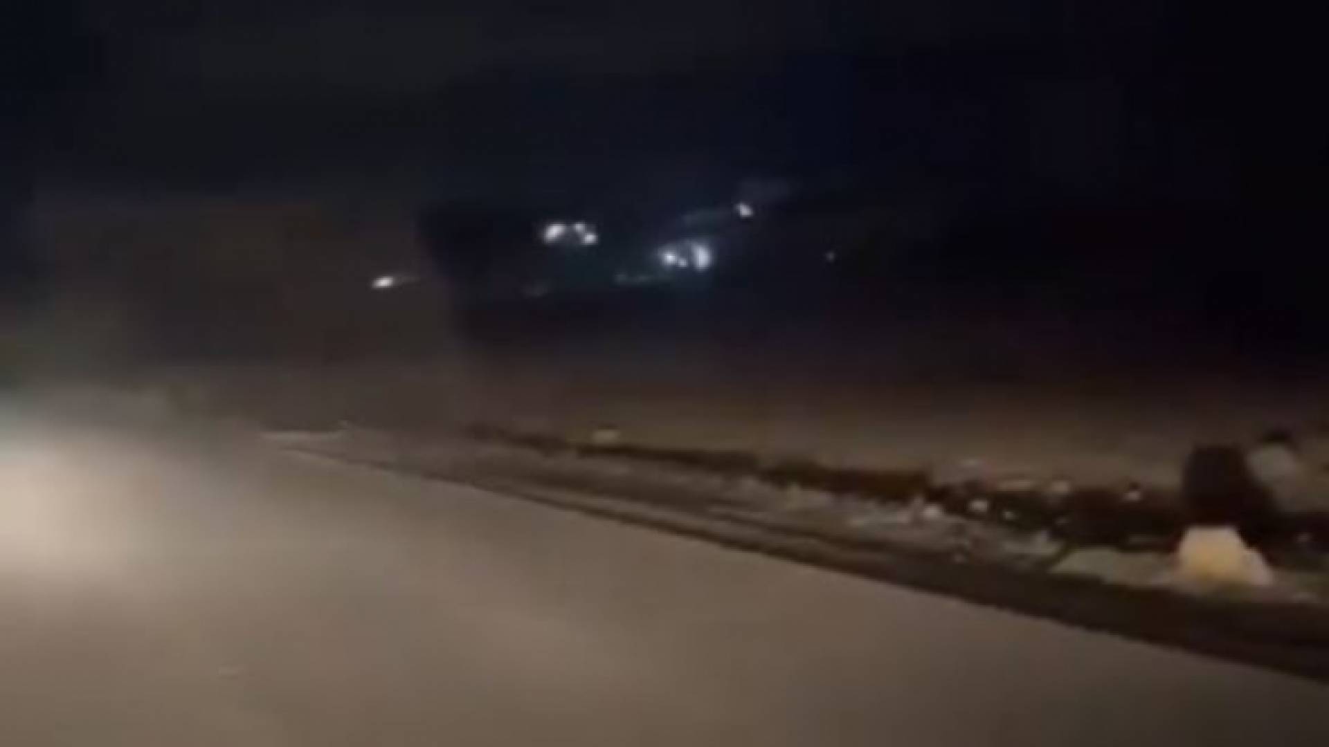 صورة من فيديو المواطن الذي ادعى رؤية الملائكة