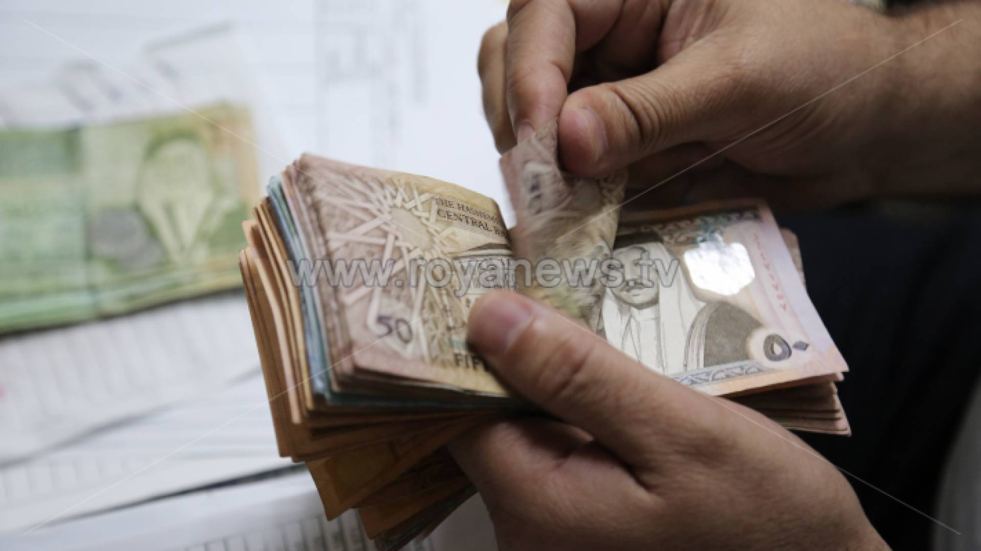 عملة ورقية أردنية - أرشيفية