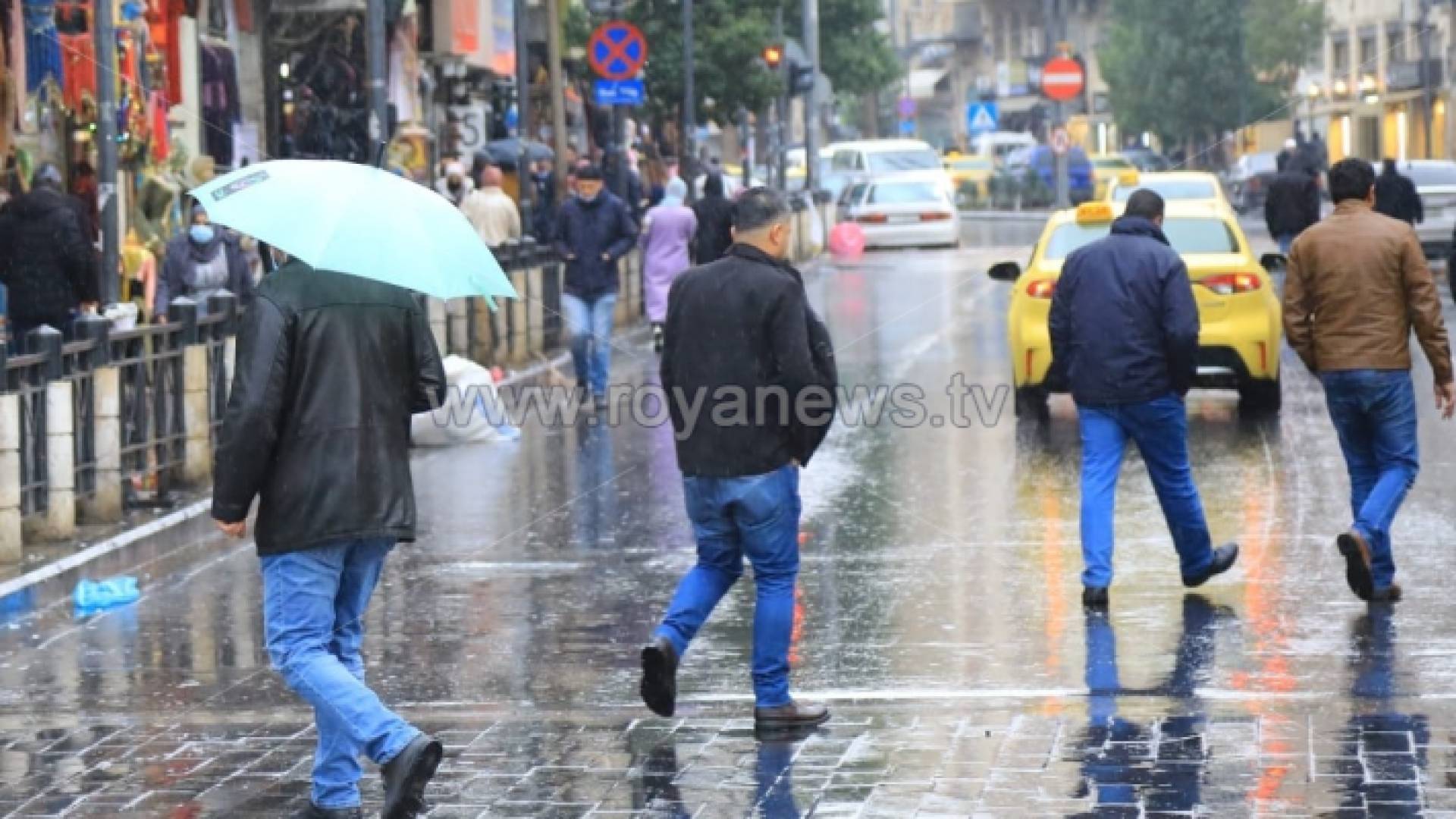 أجواء ماطرة في العاصمة عمان