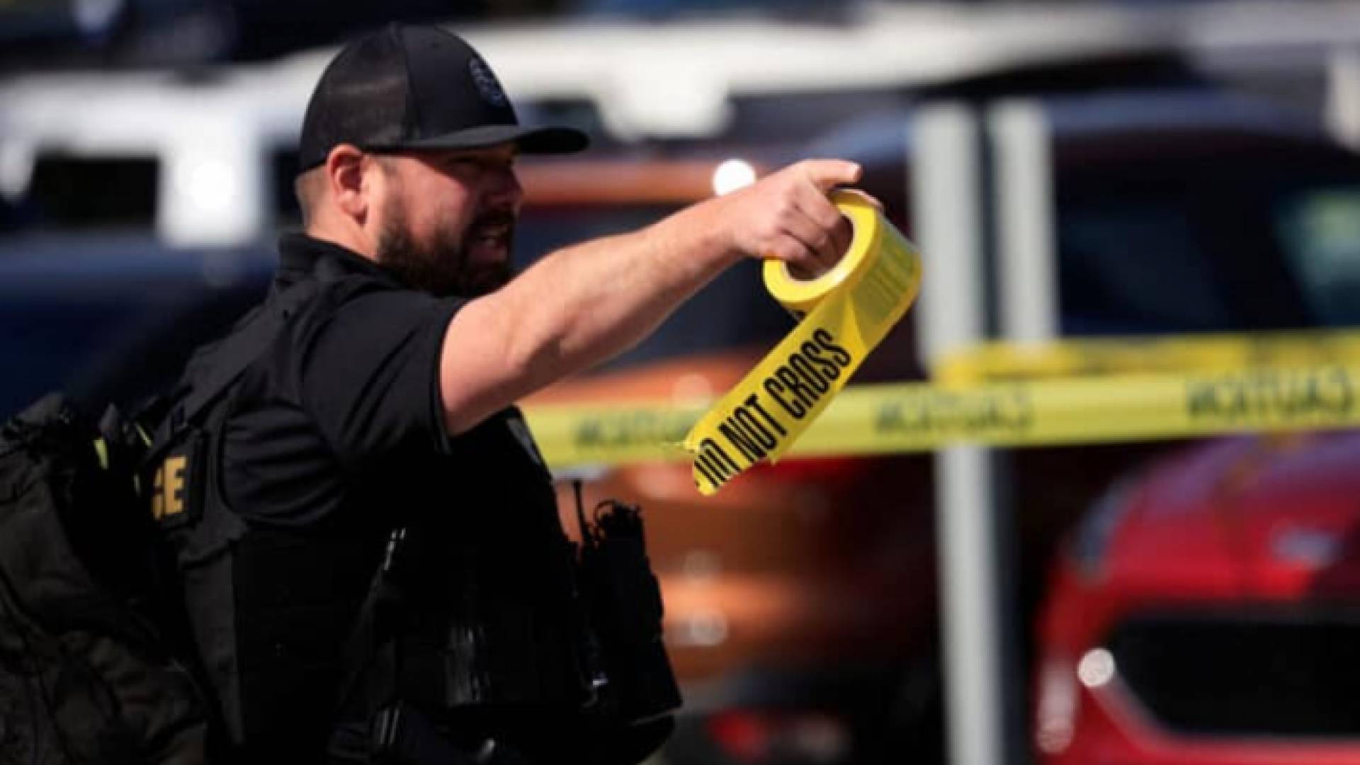 الشرطة الأمريكية في مكان الحادث