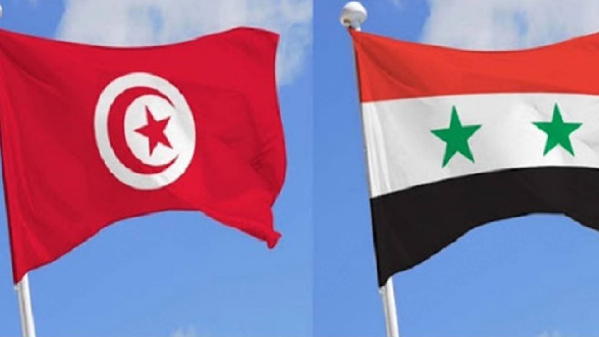 علم كل من سوريا وتونس