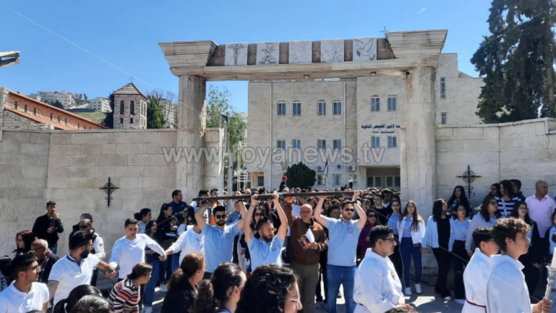 جانب من إحياء الجمعة العظيمة في الفحيص