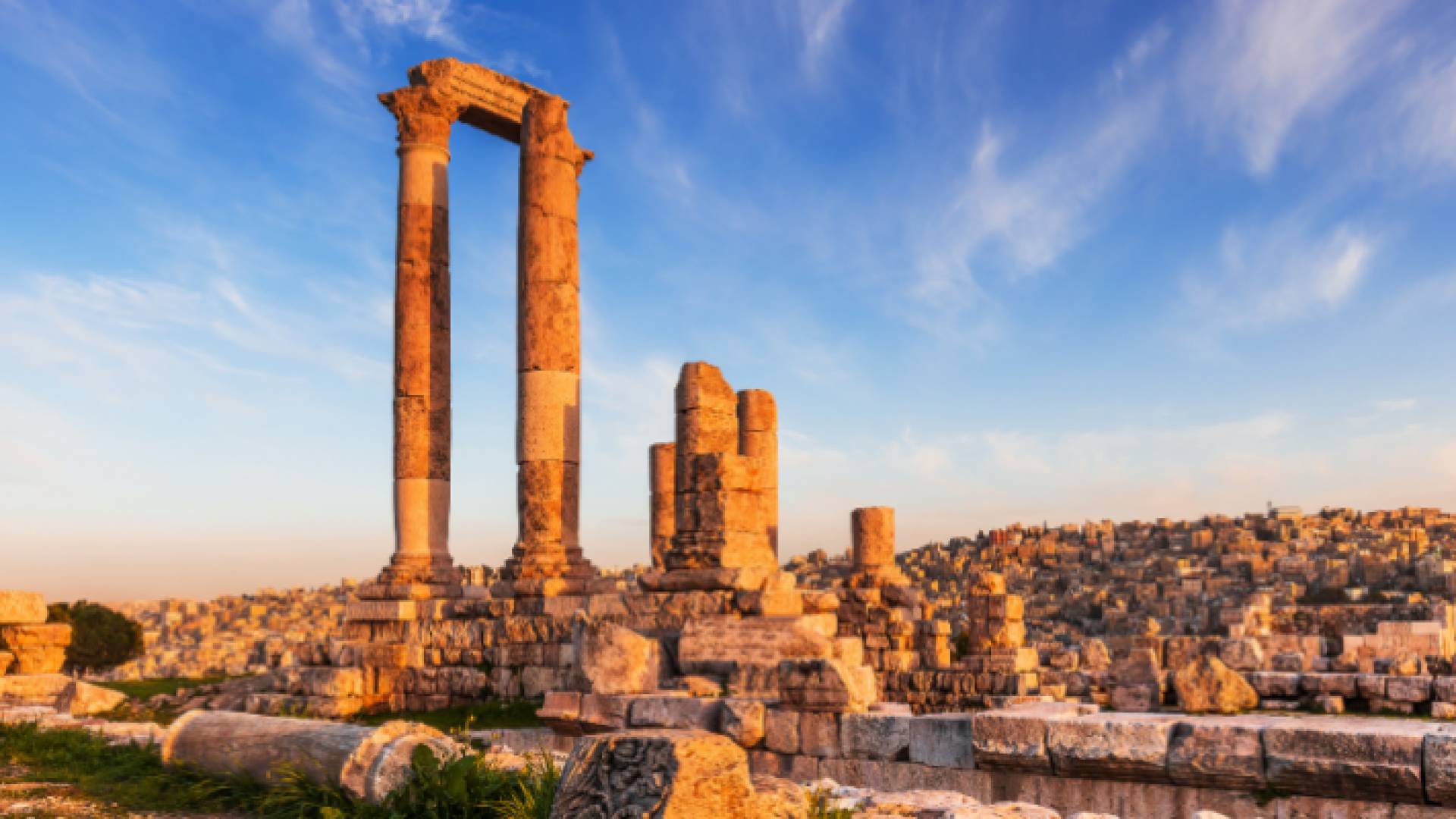 موقع آثري في العاصمة عمان