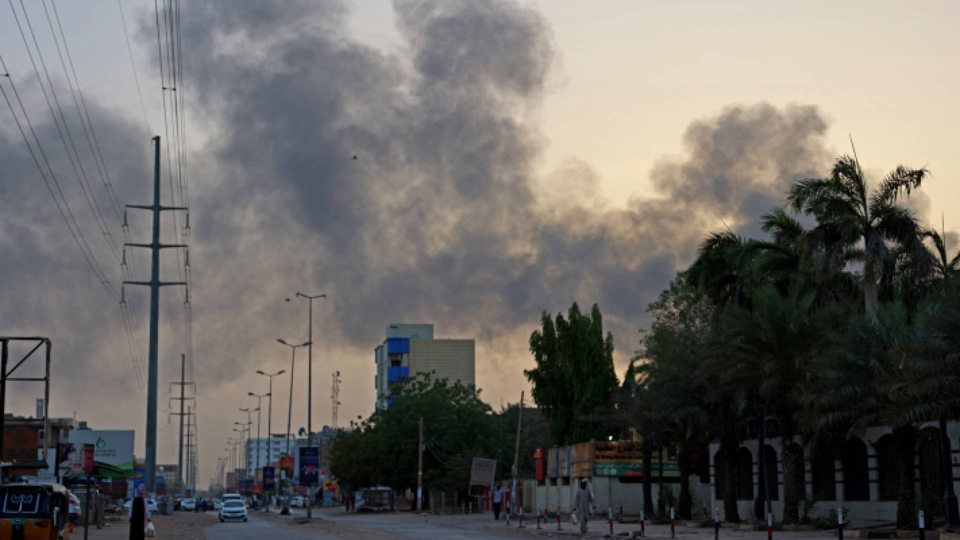صورة للعاصمة السودانية الخرطوم وسط اندلاع الاقتتال بين الجيش السوداني وقوات الدعم السريع