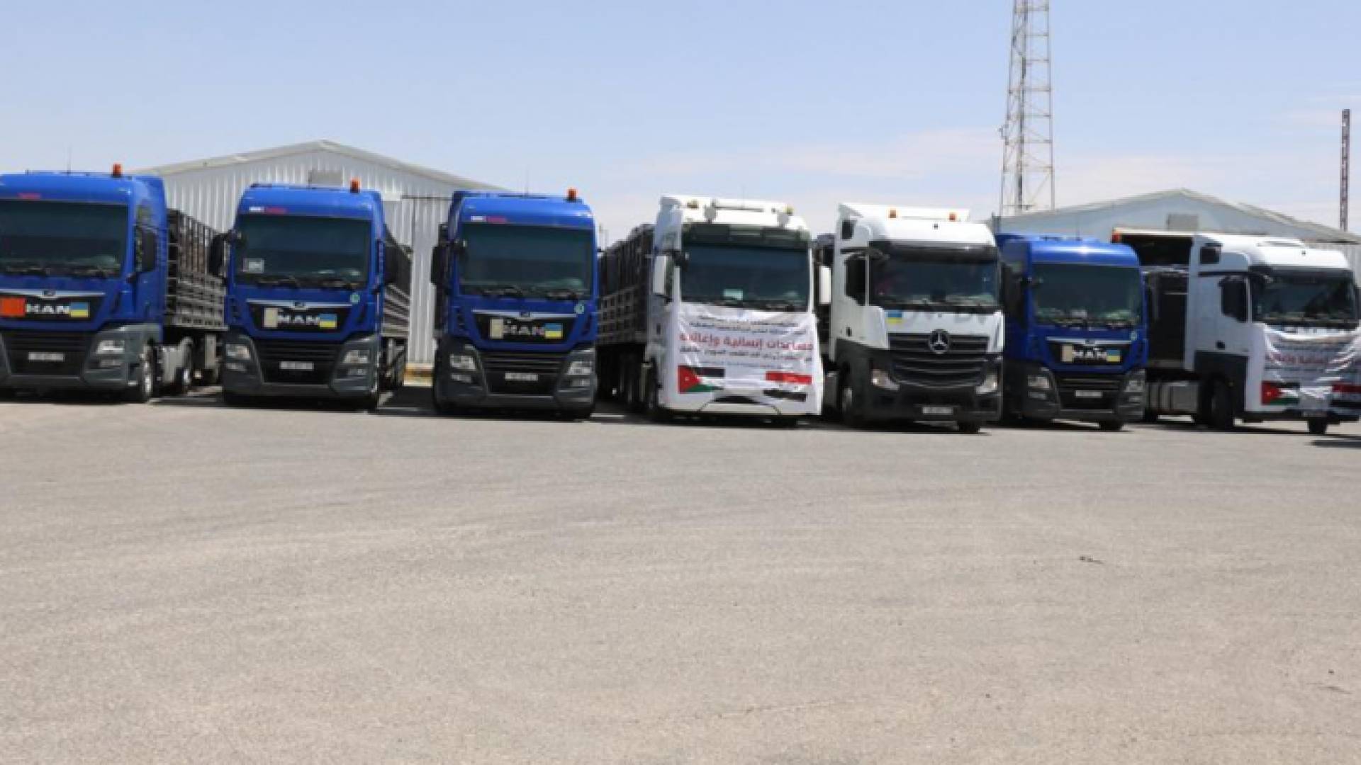 قافلة مساعدات إغاثية أردنية إلى سوريا