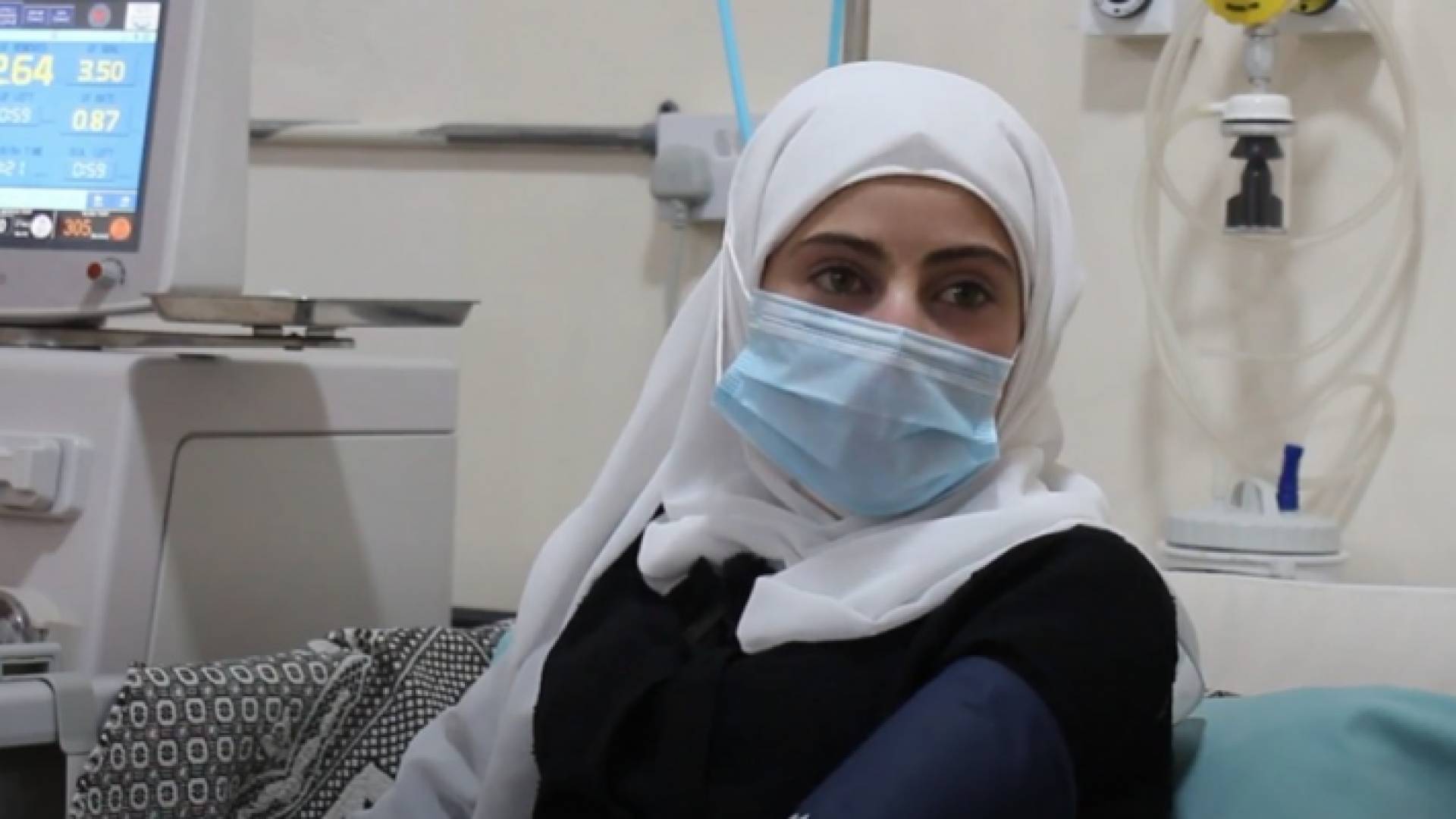 لاجئة سورية تعاني من أمراض الكلى