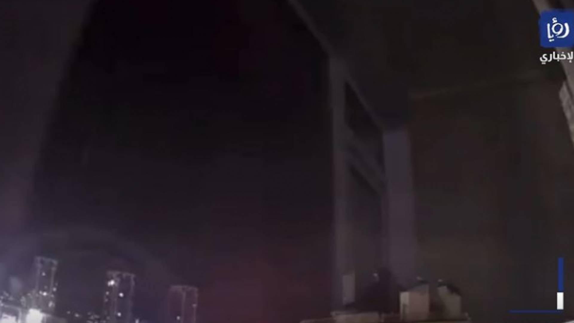 لحظة سقوط القمر الصناعي