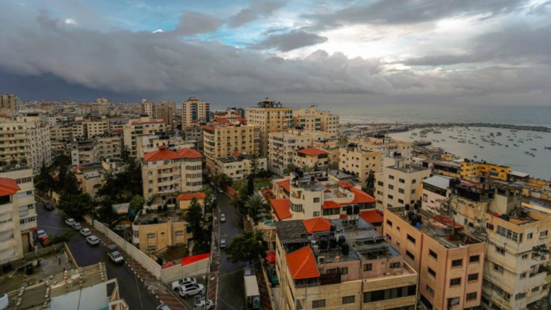 لقطة عامة لقطاع غزة