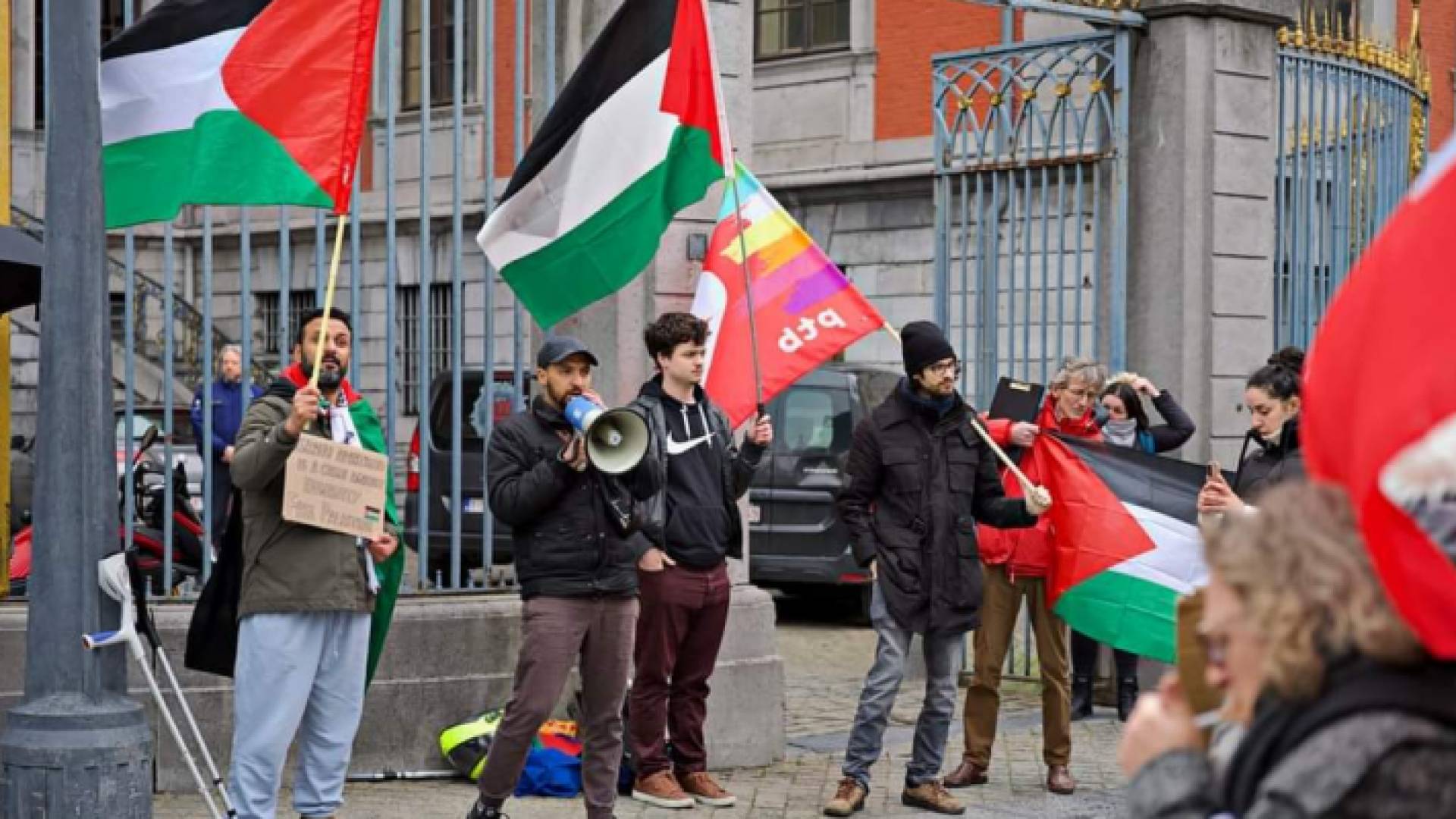وقفة في مدينة لييج البلجيكية للمطالبة بقطع العلاقات مع تل أبيب