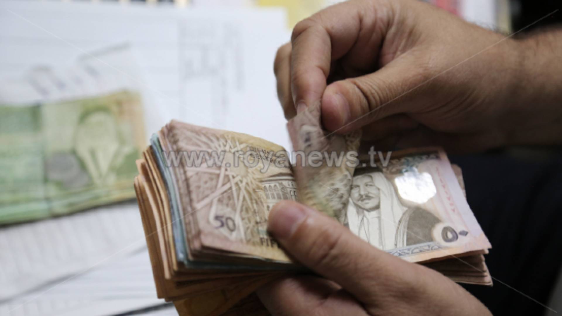 عملة ورقية أردنية